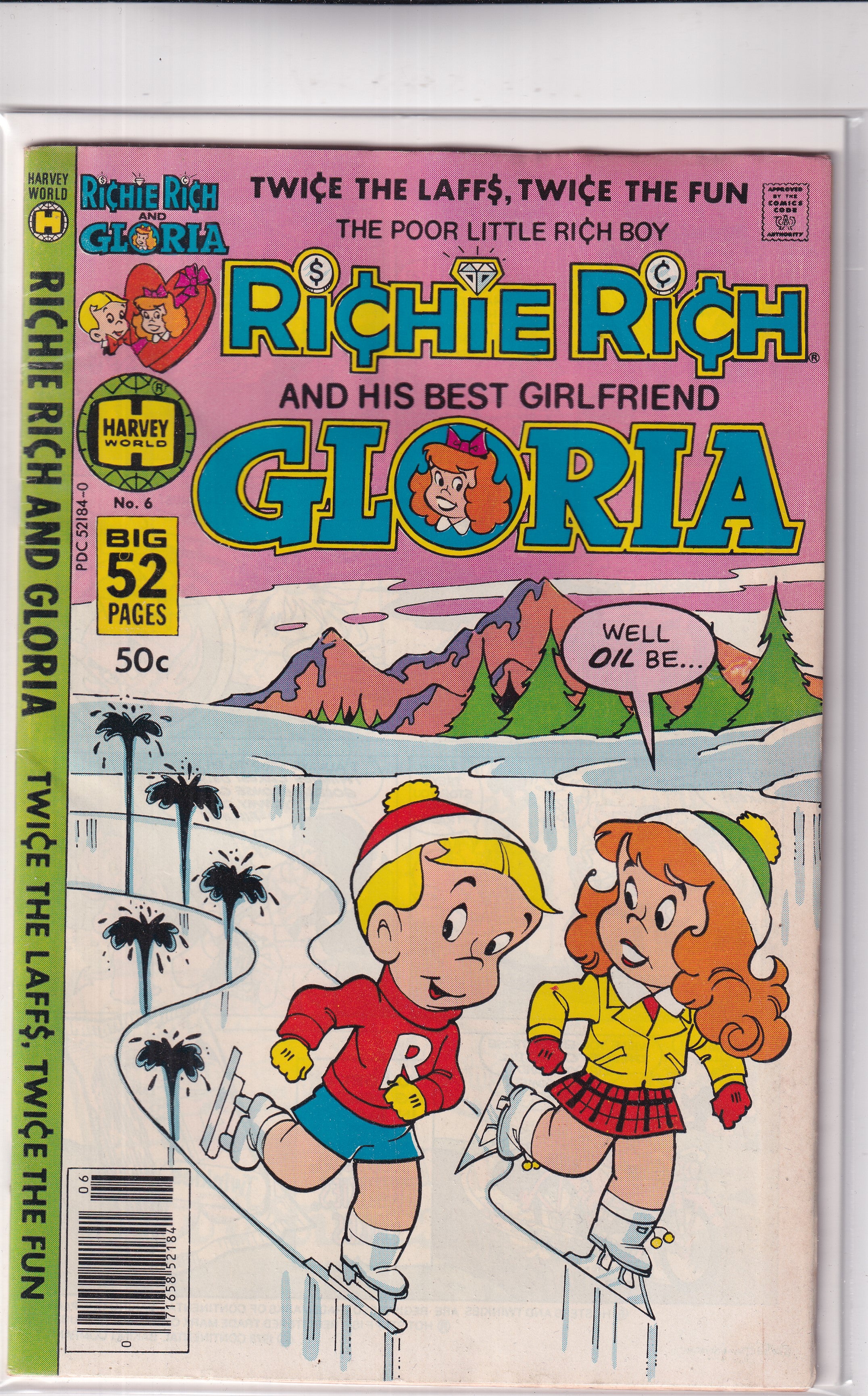 RICHIE RICH AND HIS BEST GIRLFRIEND GLORIA #6 - Slab City Comics