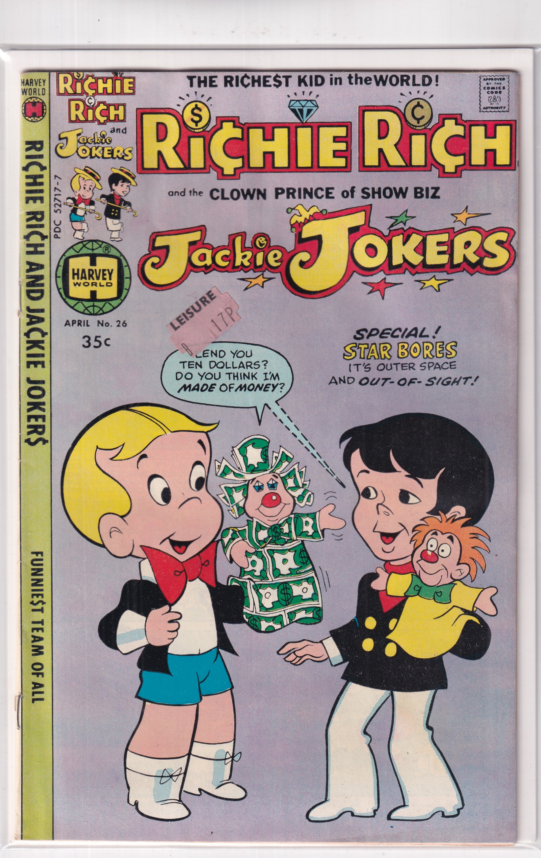 RICHIE RICH JACKIE JOKERS #26 - Slab City Comics