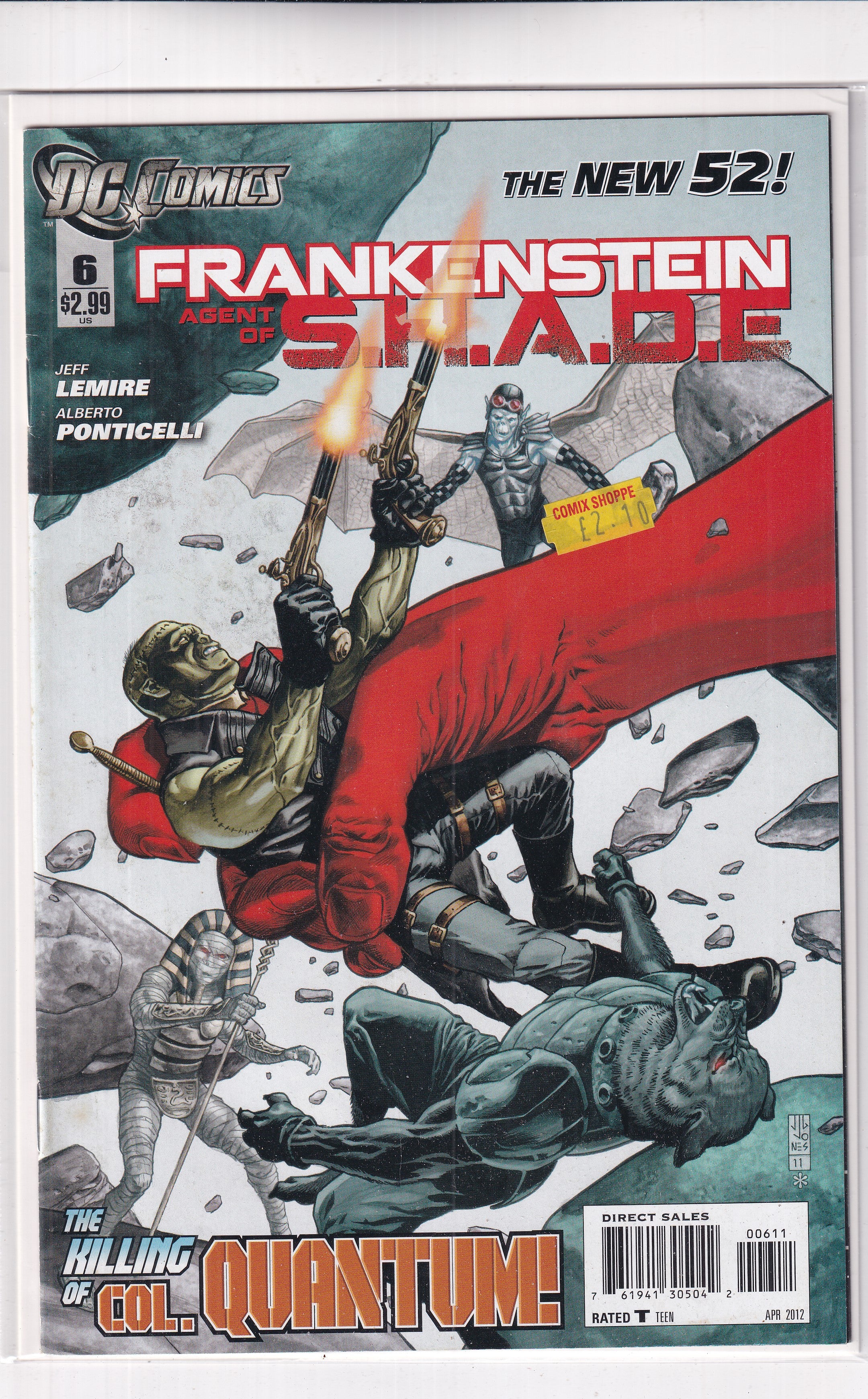FRANKENSTEIN AGENT OF S.H.A.D.E #6 - Slab City Comics