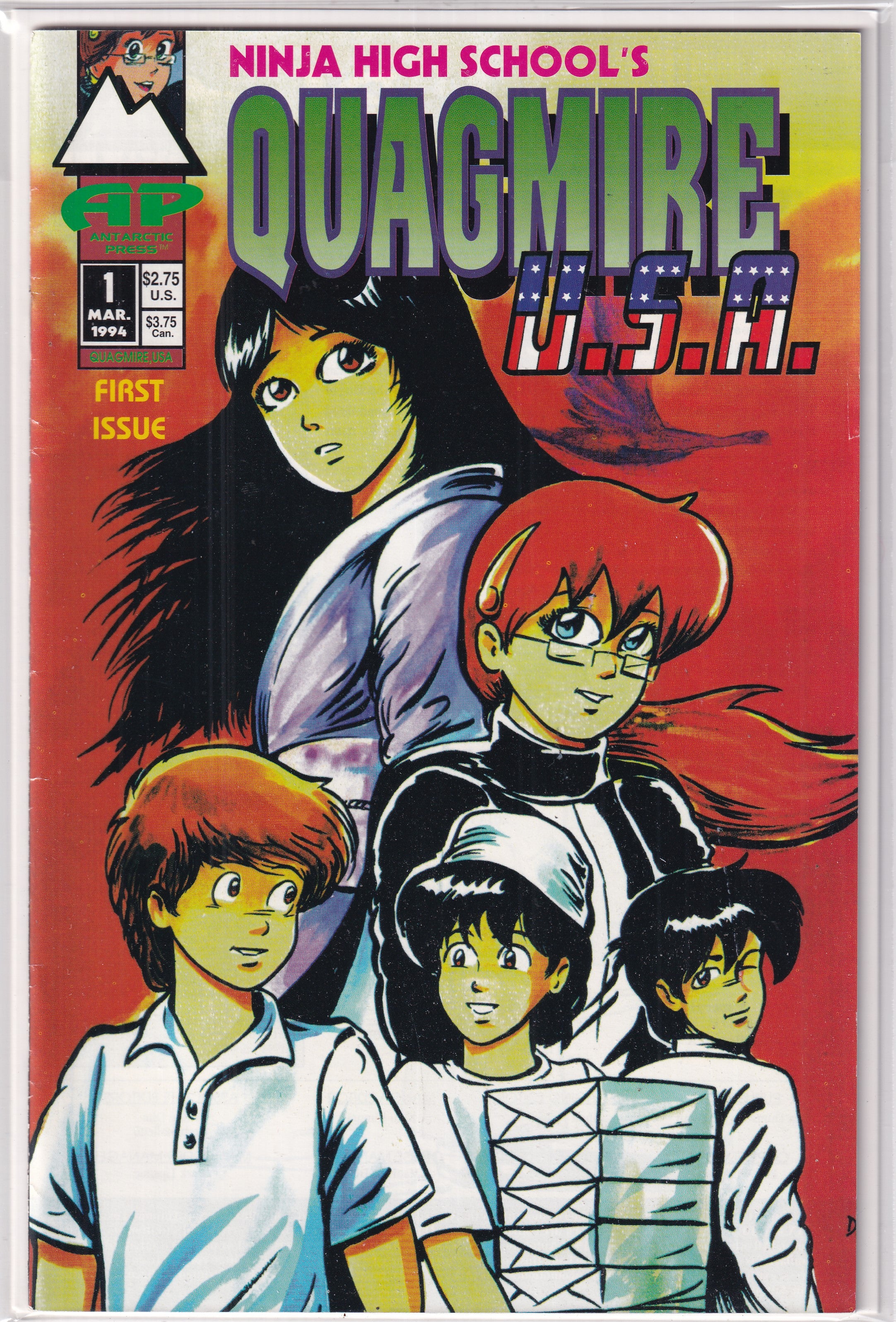 NINJA HIGH SCHOOL'S QUAGMIRE U.S.A. #1 - Slab City Comics