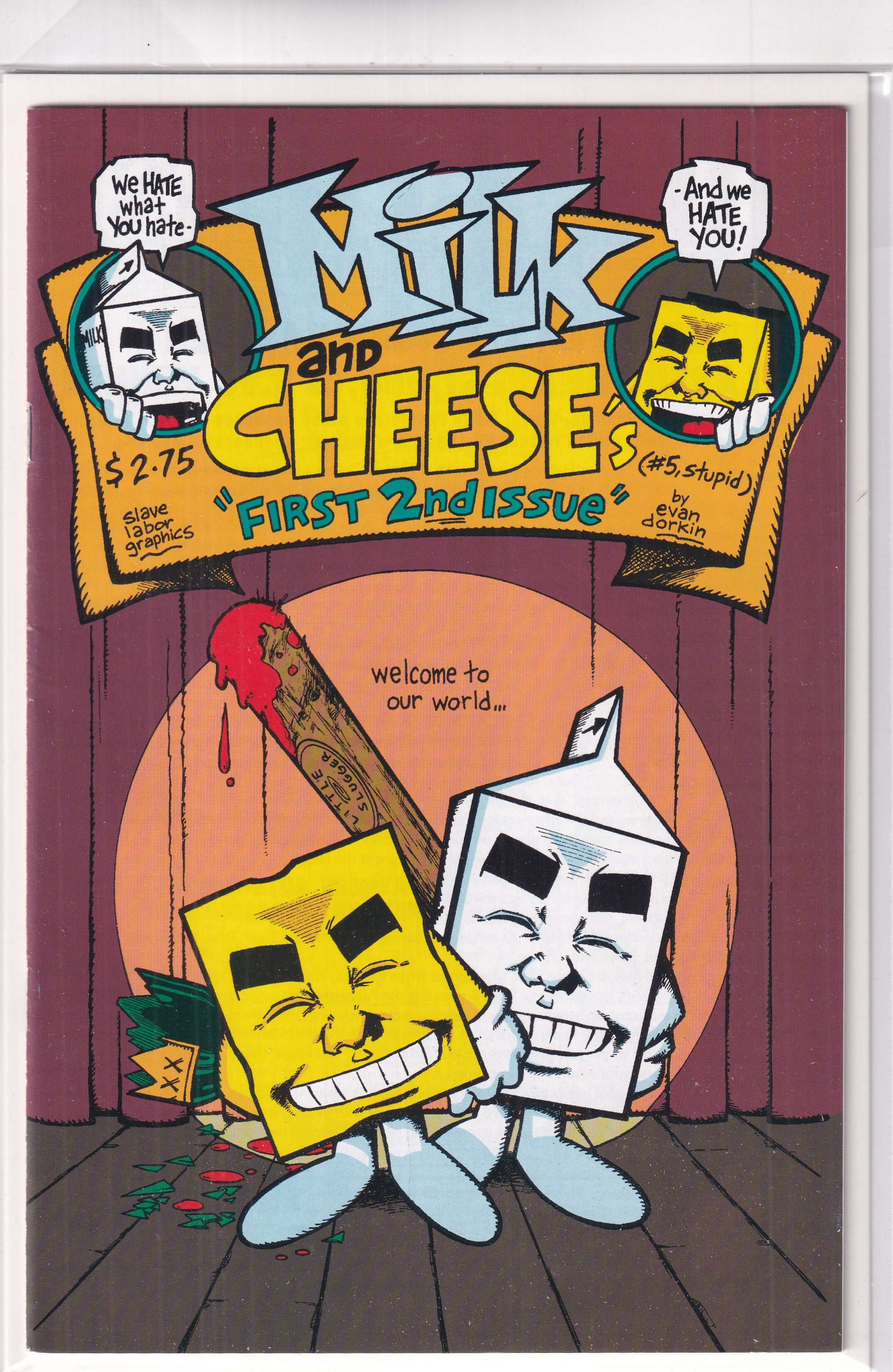 MILK AND CHEESE #5 - Slab City Comics