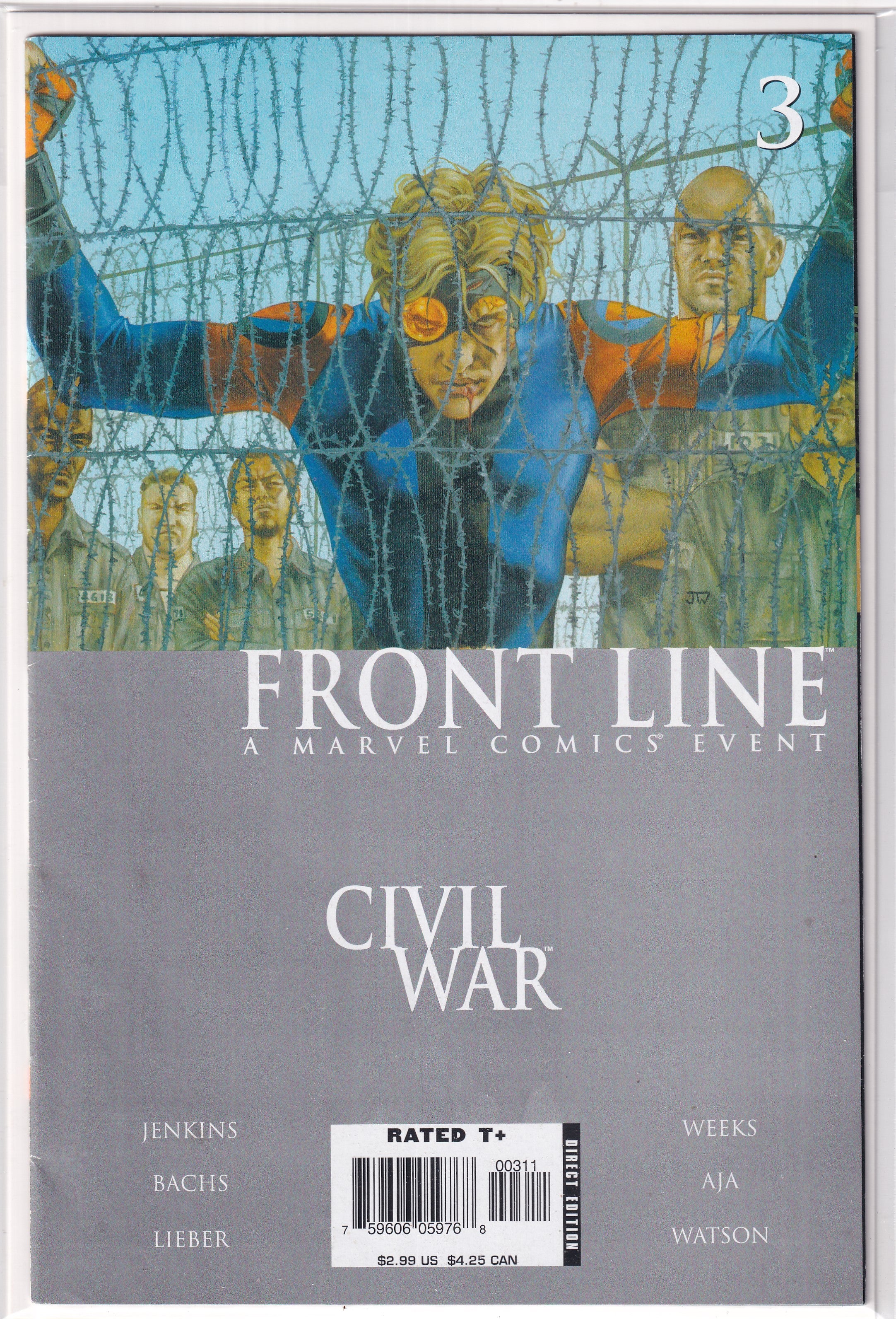 FRONT LINE CIVIL WAR #3 - Slab City Comics