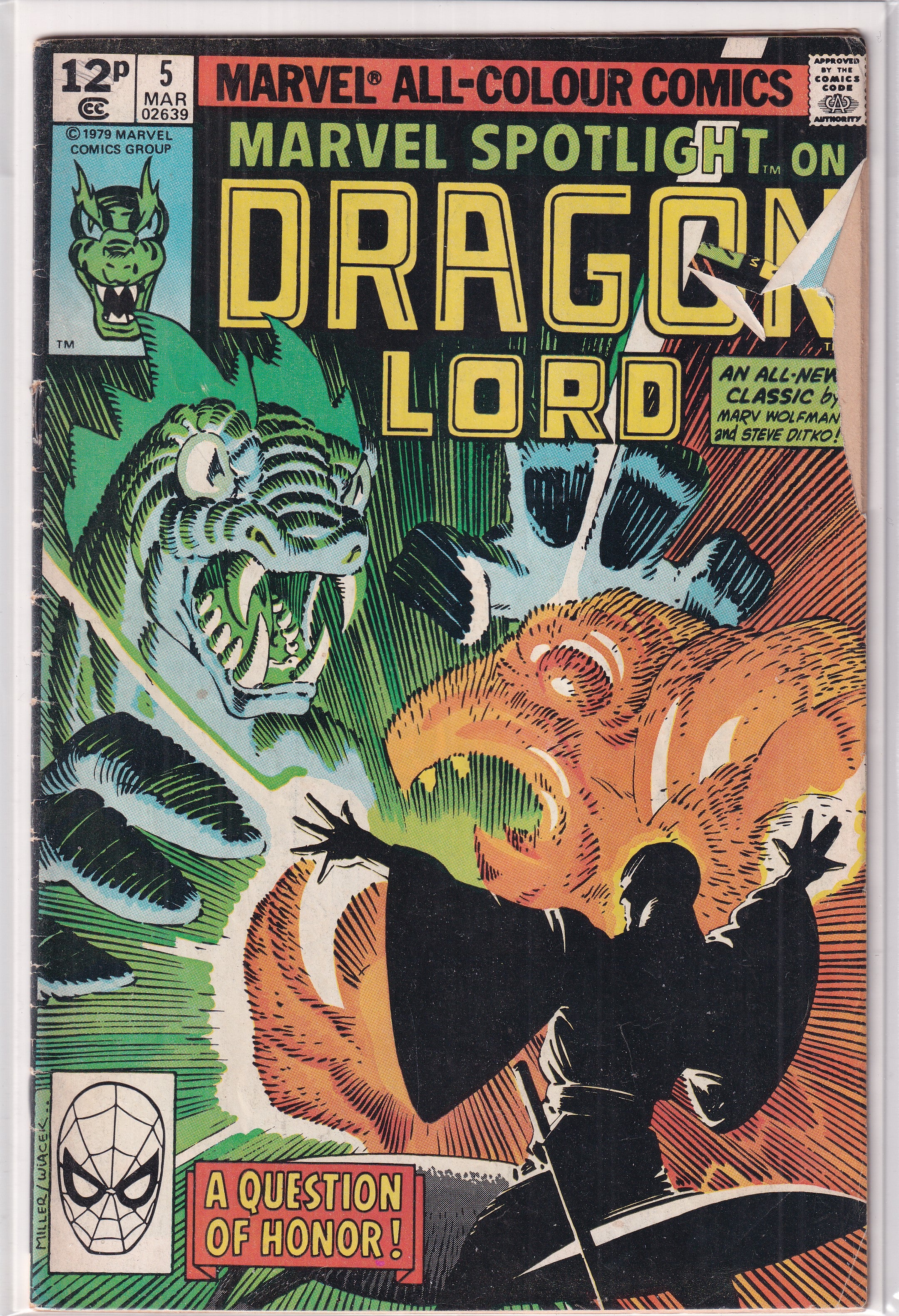 MARVEL SPOTLIGHT ON DRAGON LORD #5 - Slab City Comics