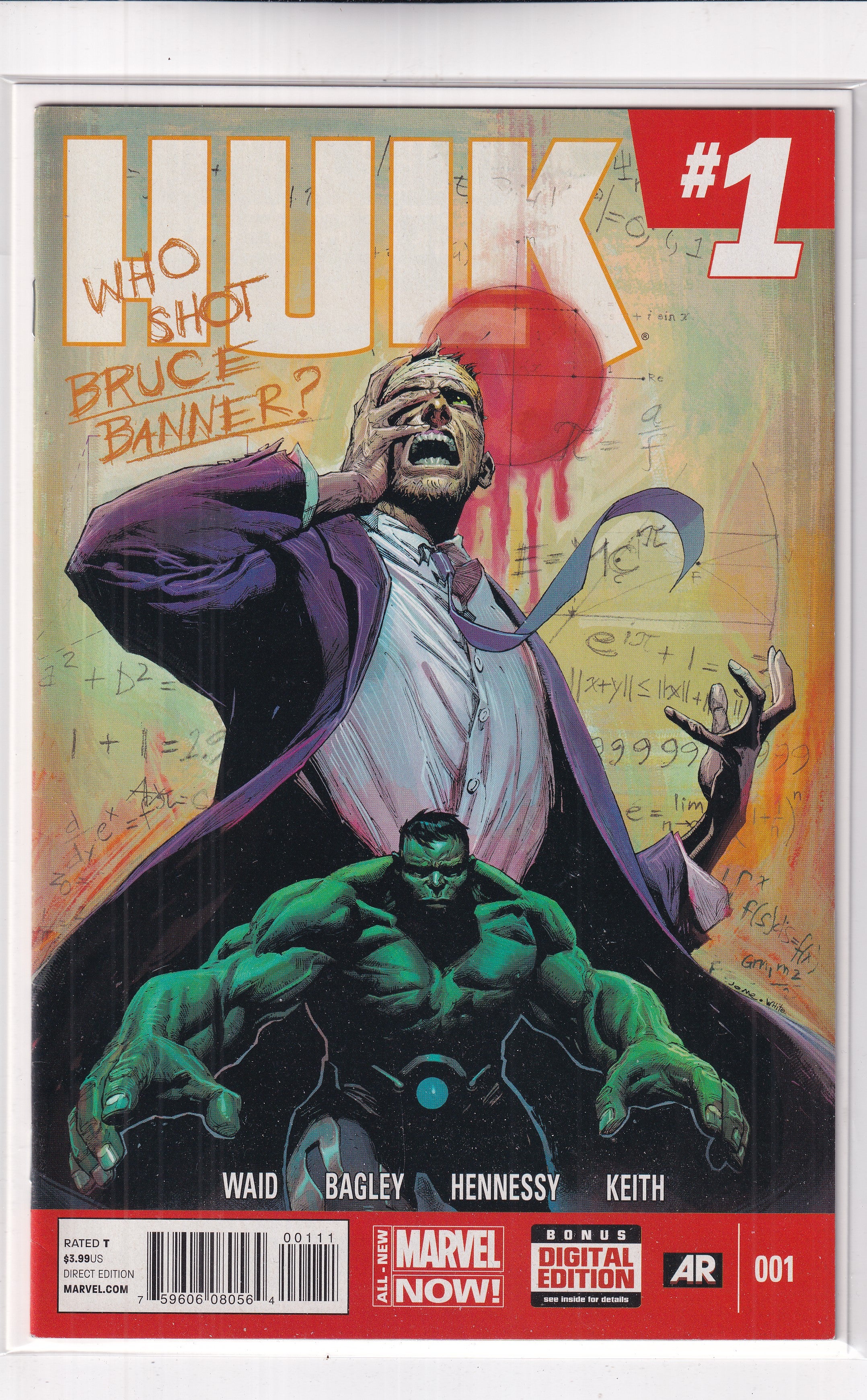 HULK #1 WHO SHOT BRUCE BANNER - Slab City Comics