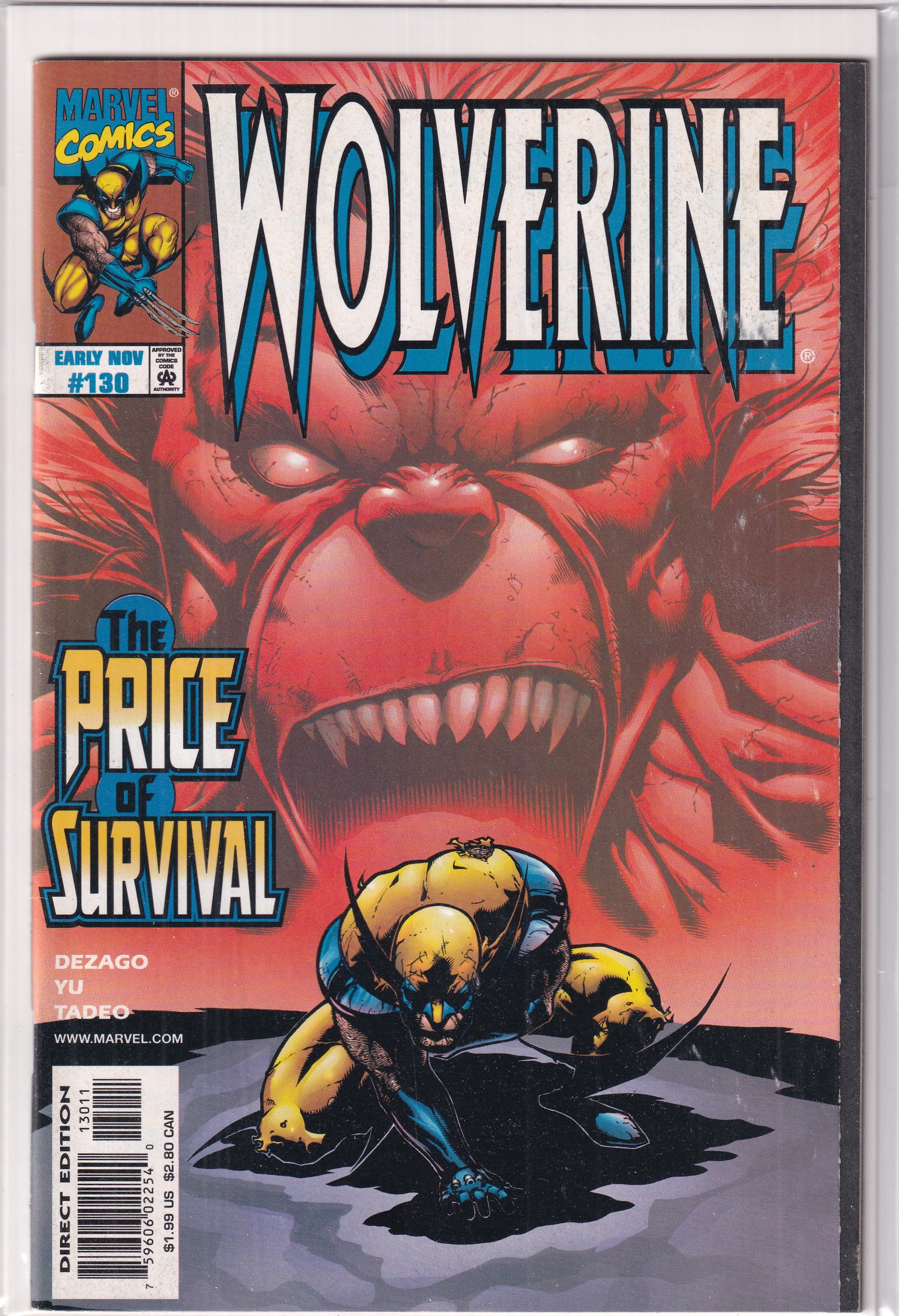 WOLVERINE #130 - Slab City Comics