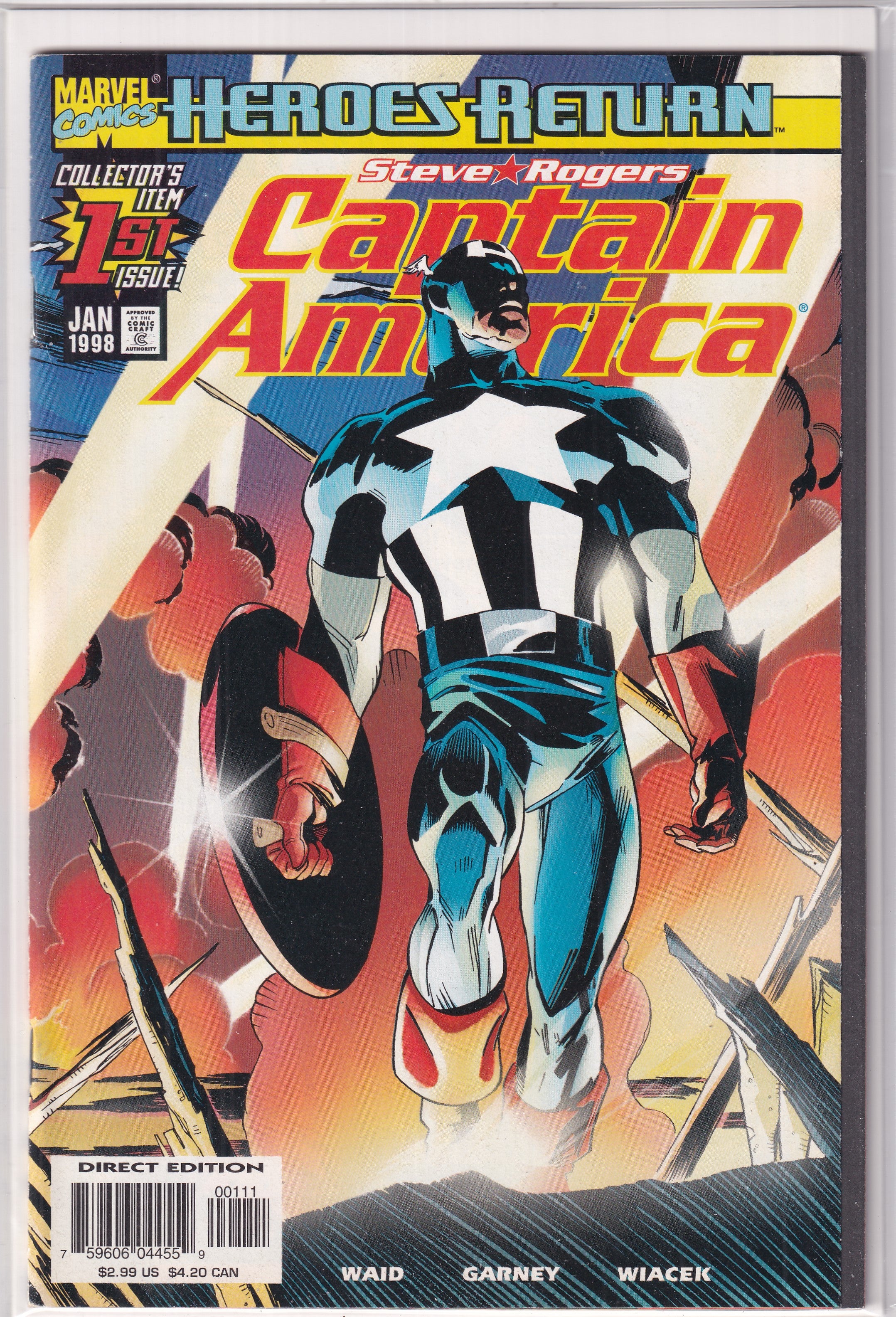 HEROES RETURN CAPTAIN AMERICA #1 - Slab City Comics