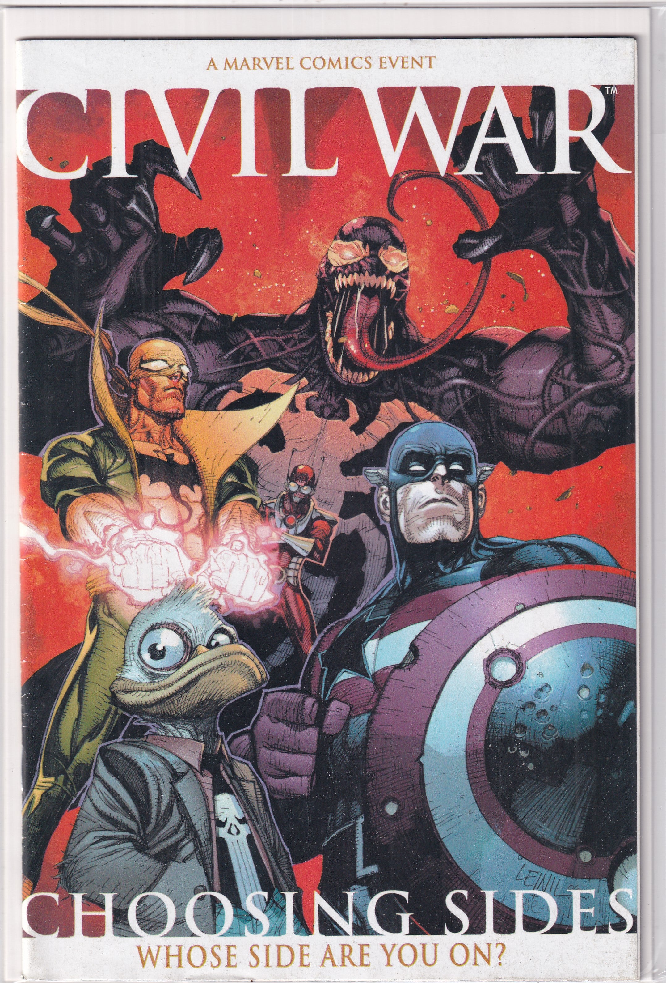 CIVIL WAR CHOOSING SIDES - Slab City Comics
