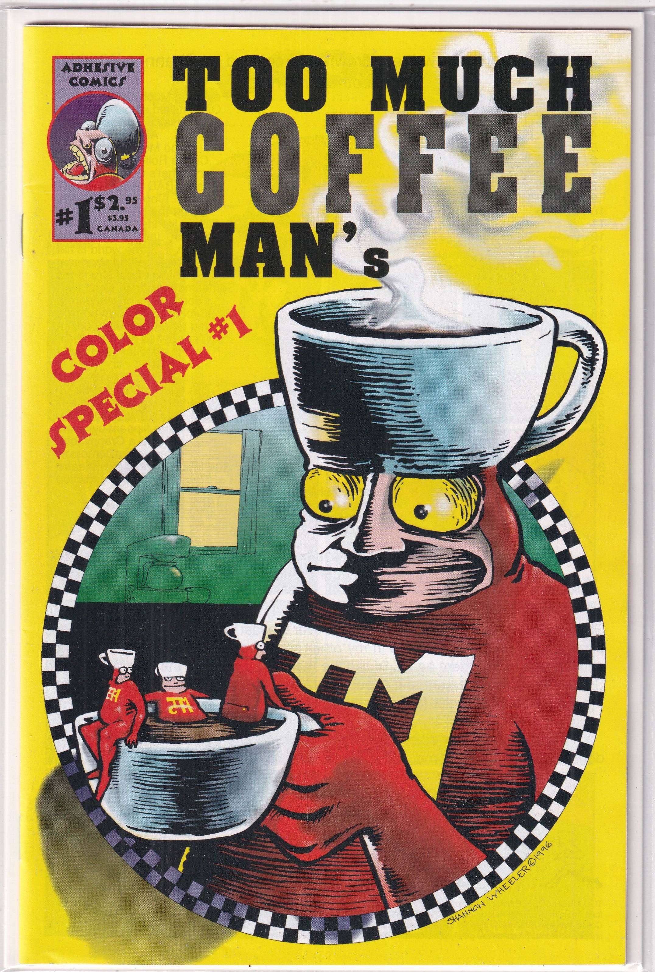 TOO MUCH COFFEE MAN #1 - Slab City Comics