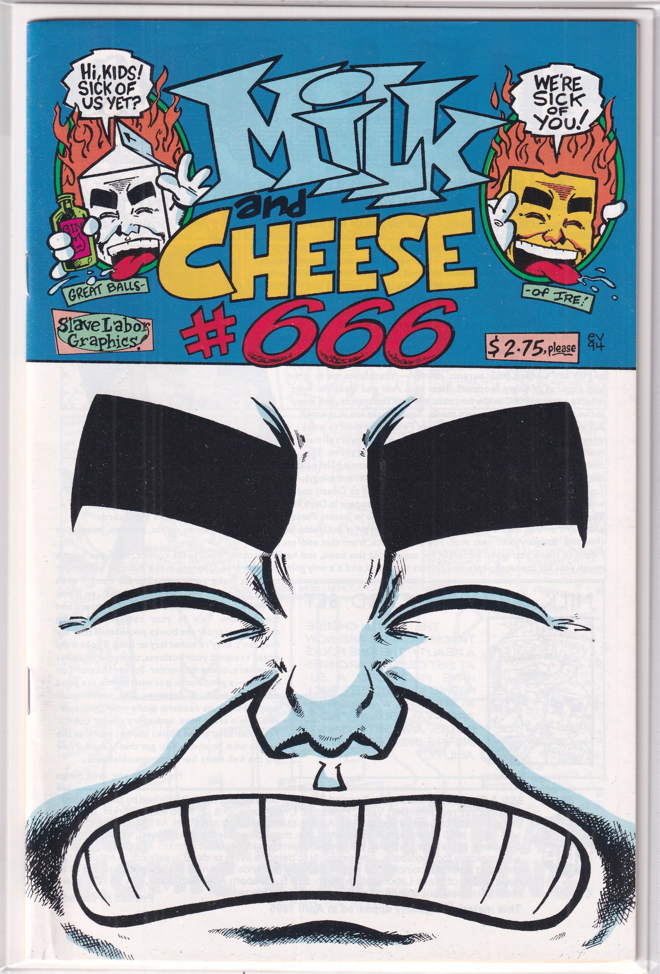MILK AND CHEESE #666 - Slab City Comics