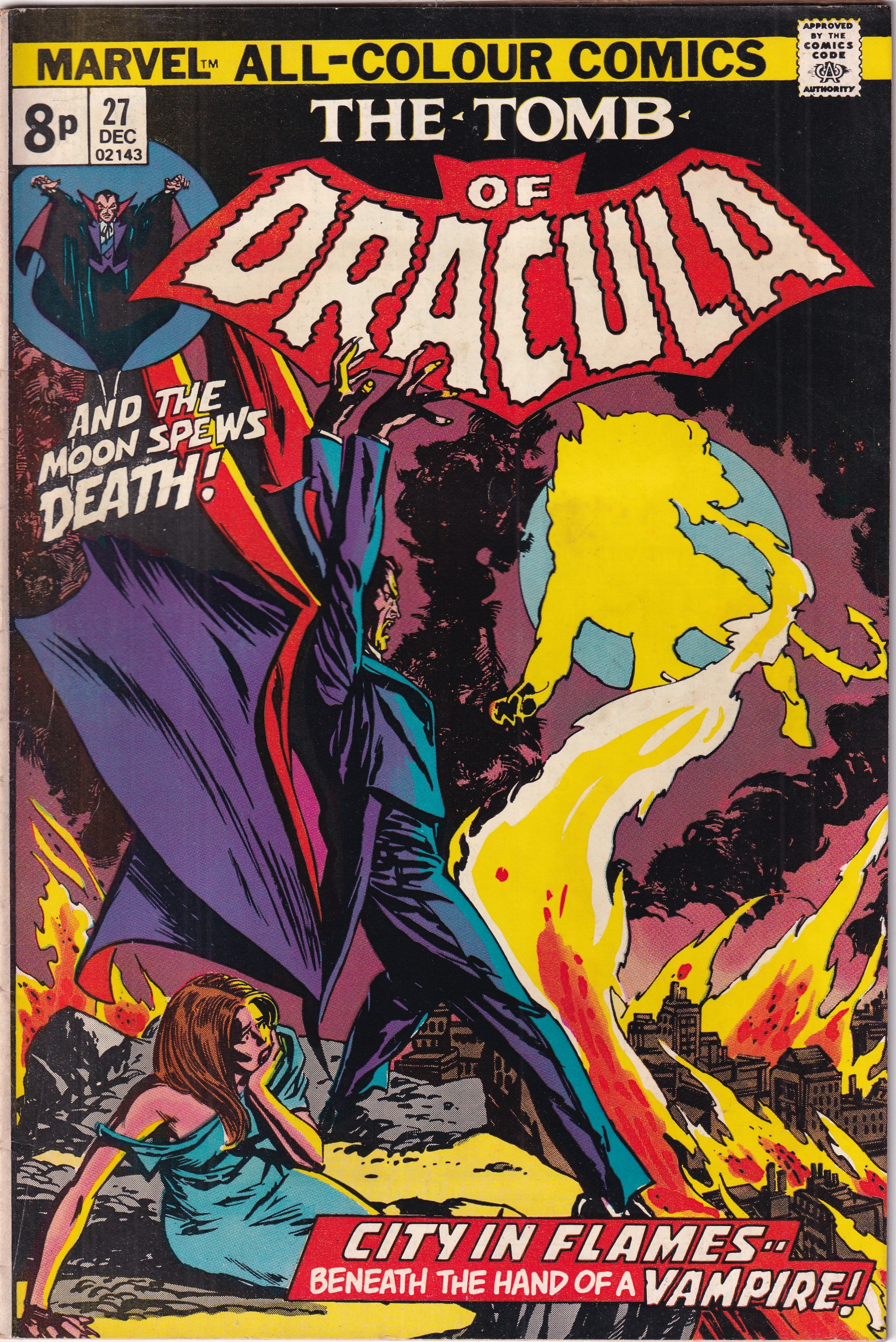 TOMB OF DRACULA #27 - Slab City Comics