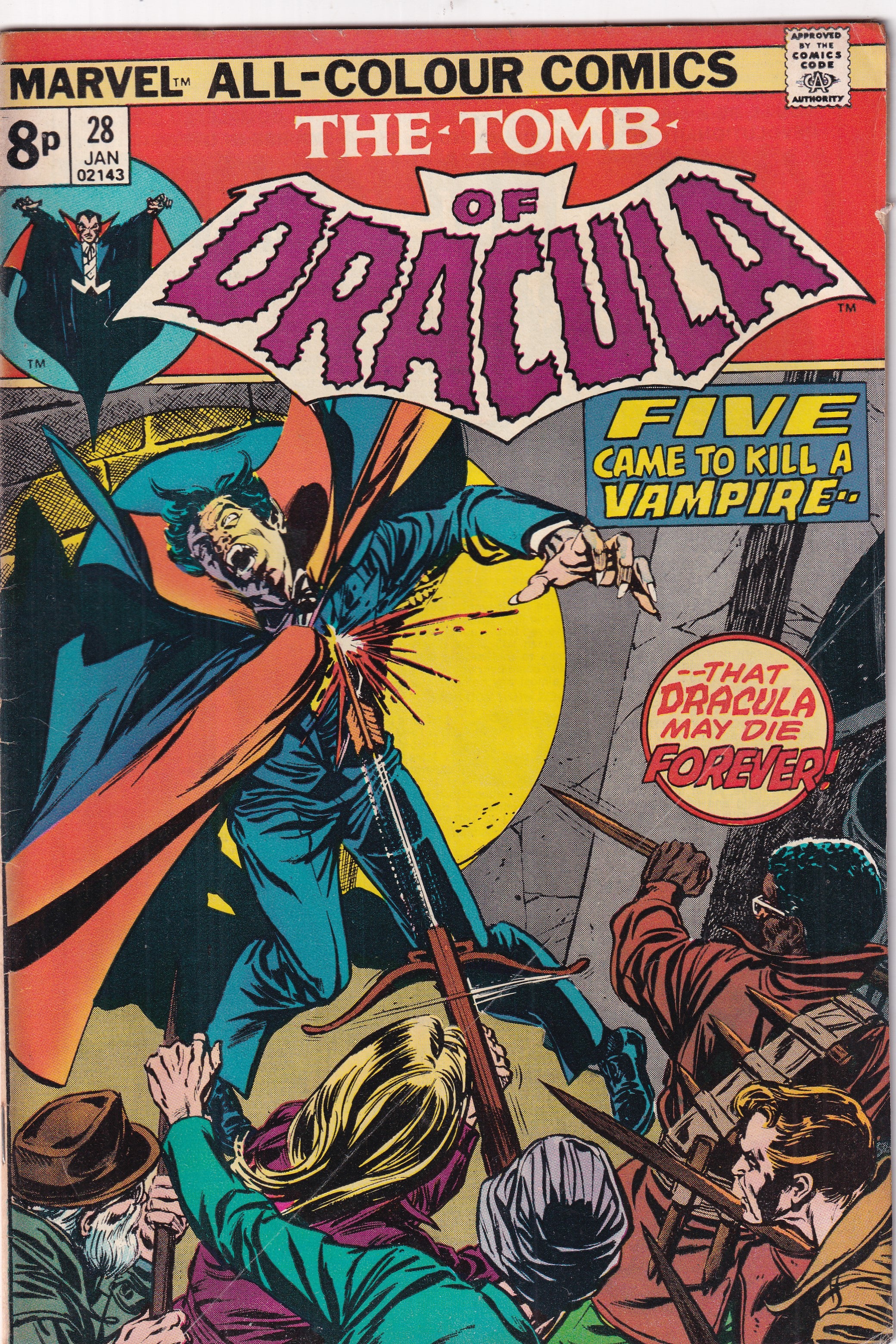 TOMB OF DRACULA #28 - Slab City Comics