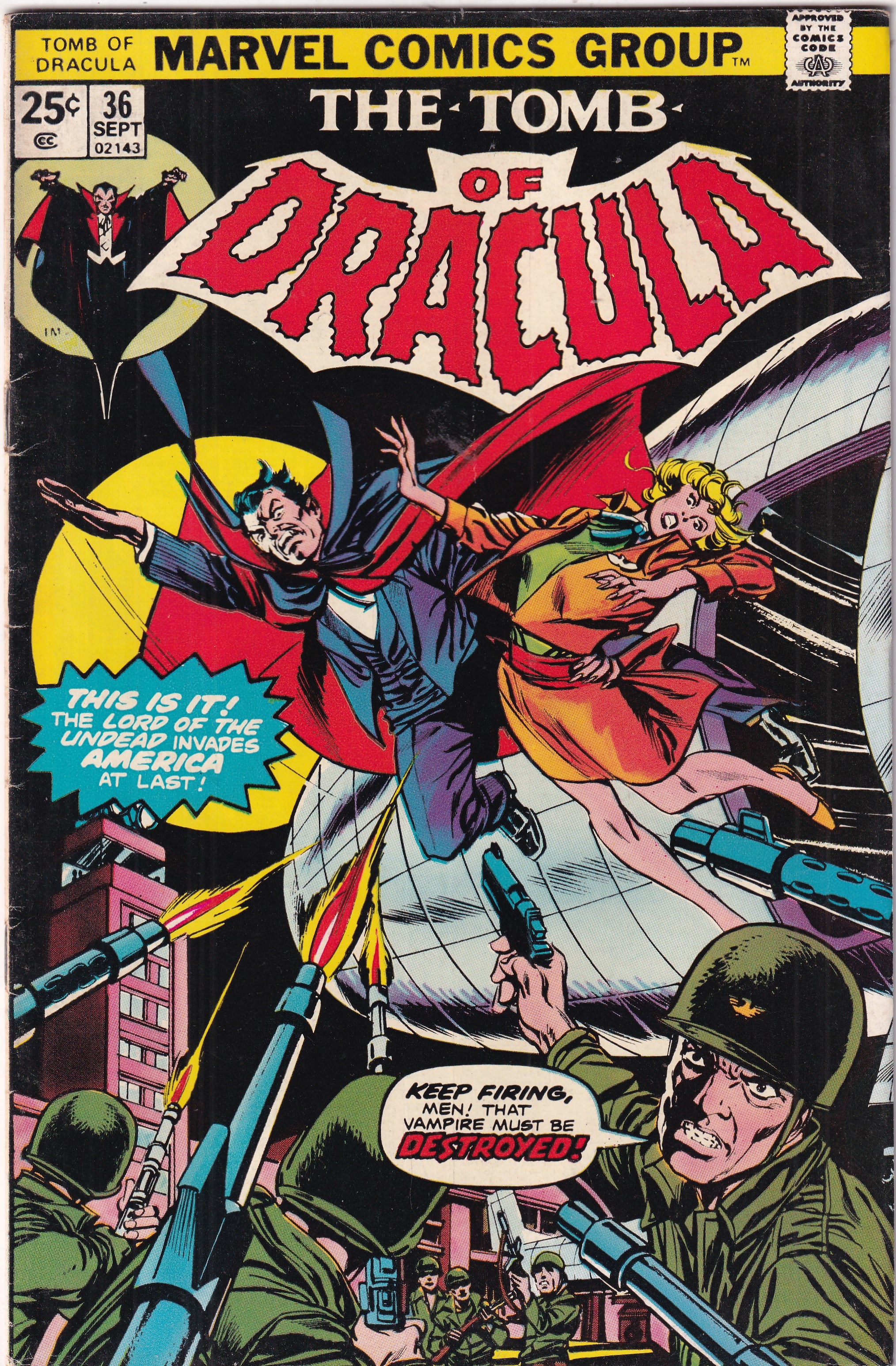 TOMB OF DRACULA #36 - Slab City Comics
