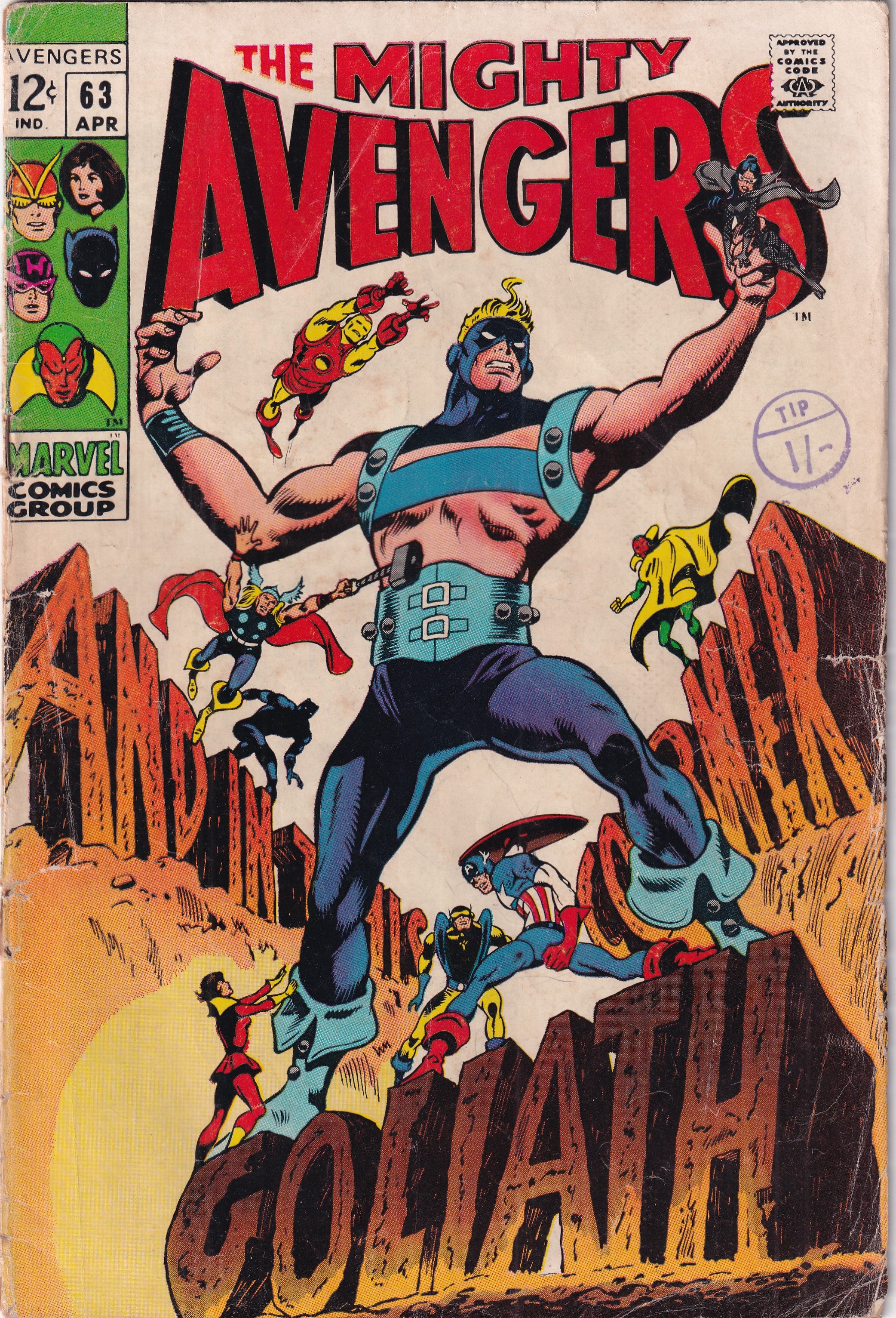 AVENGERS #63 - Slab City Comics