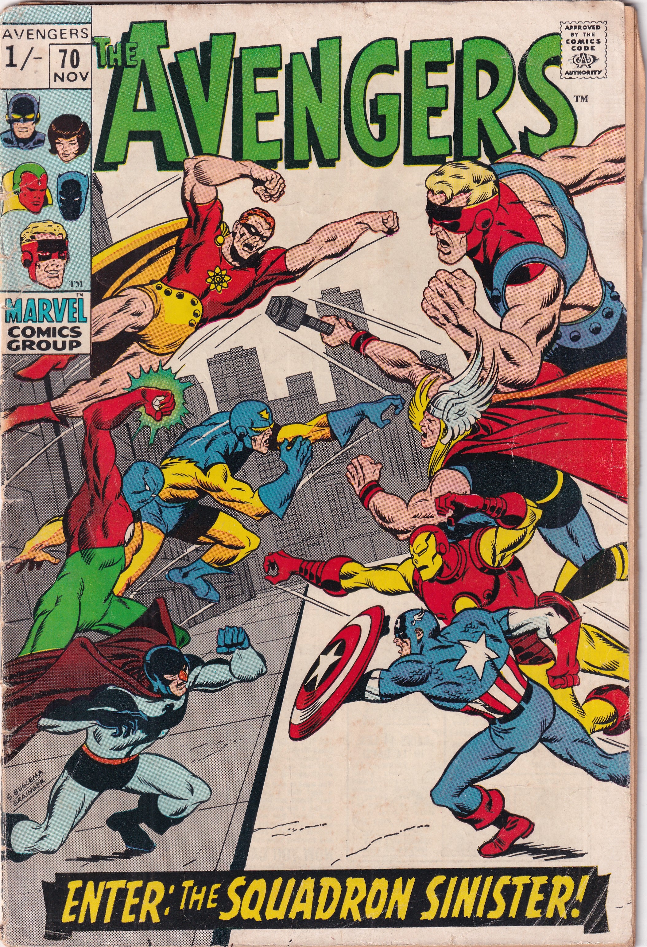 AVENGERS #70 - Slab City Comics