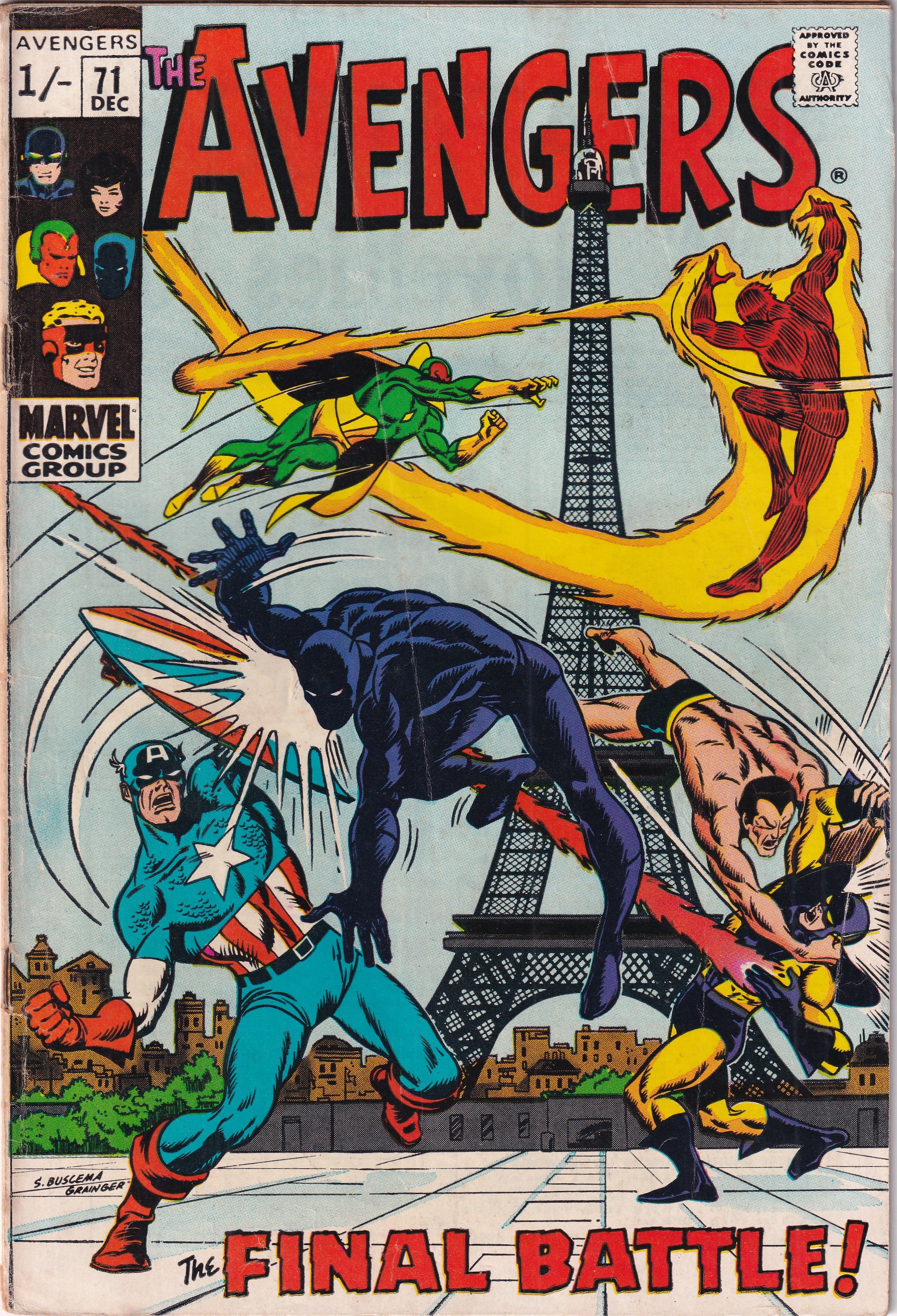 AVENGERS #71 - Slab City Comics