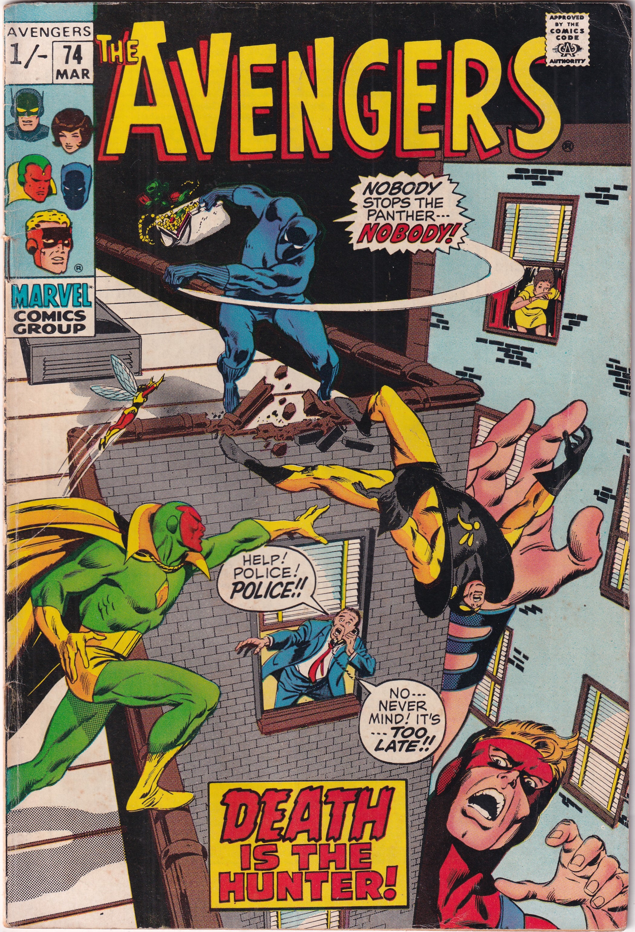 AVENGERS #74 - Slab City Comics