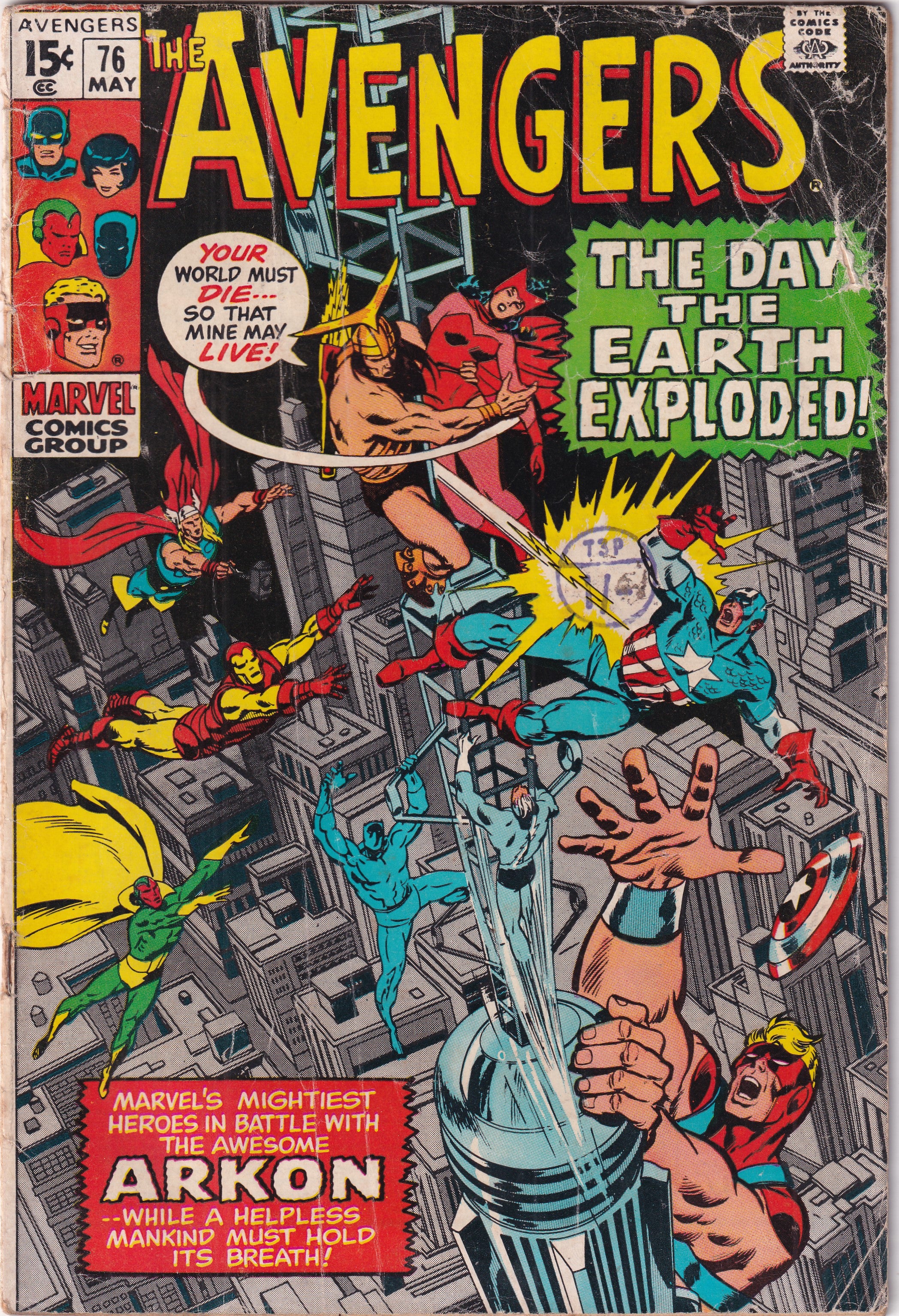 AVENGERS #76 - Slab City Comics