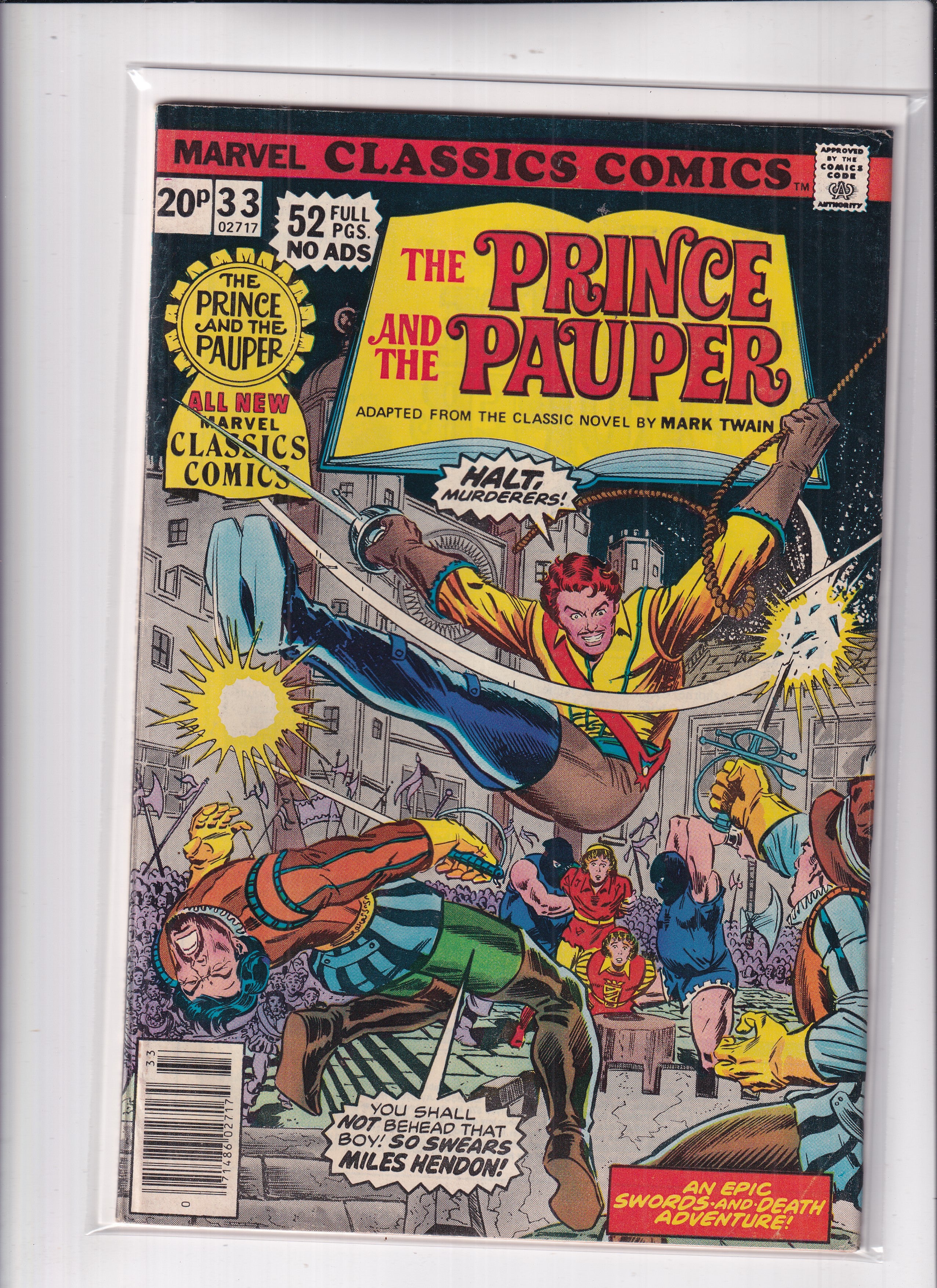 MARVEL CLASSICS COMICS #33 - Slab City Comics