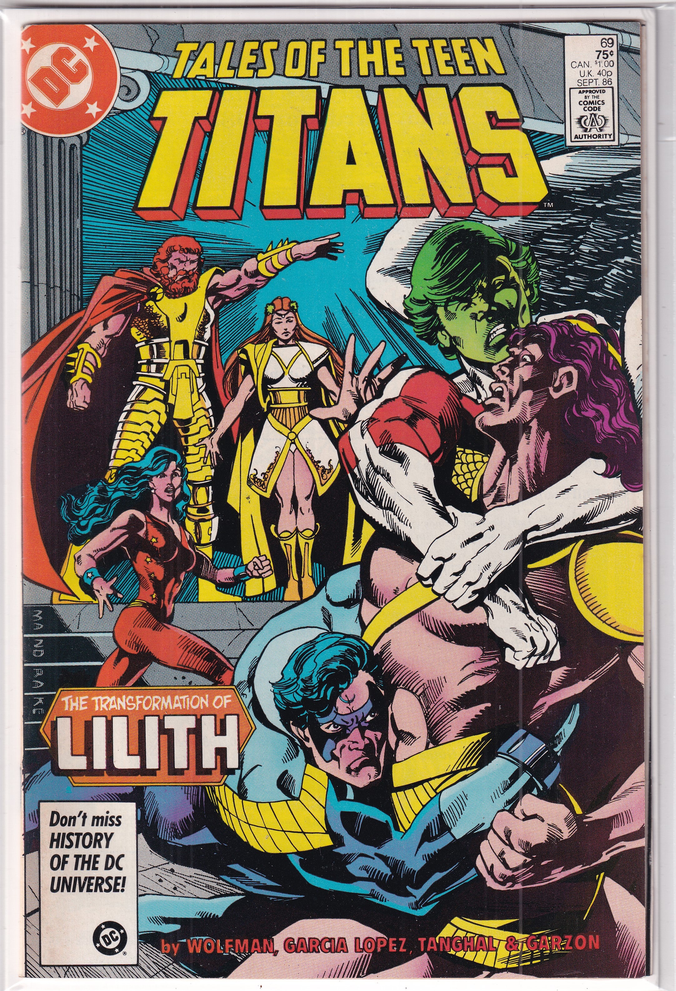 Tales Of The Teen Titans #69
