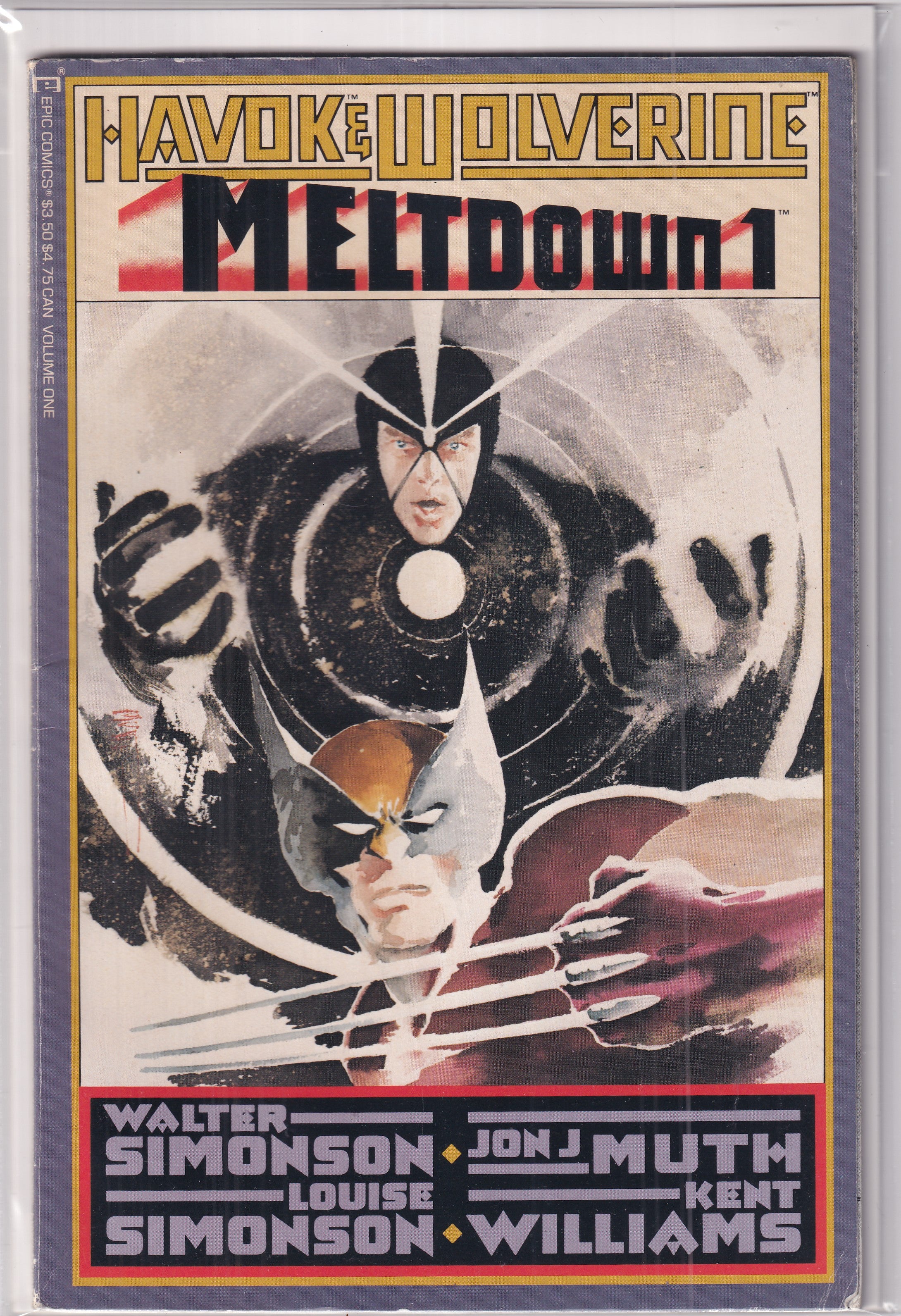 Havok and Wolverine Meltdown #1