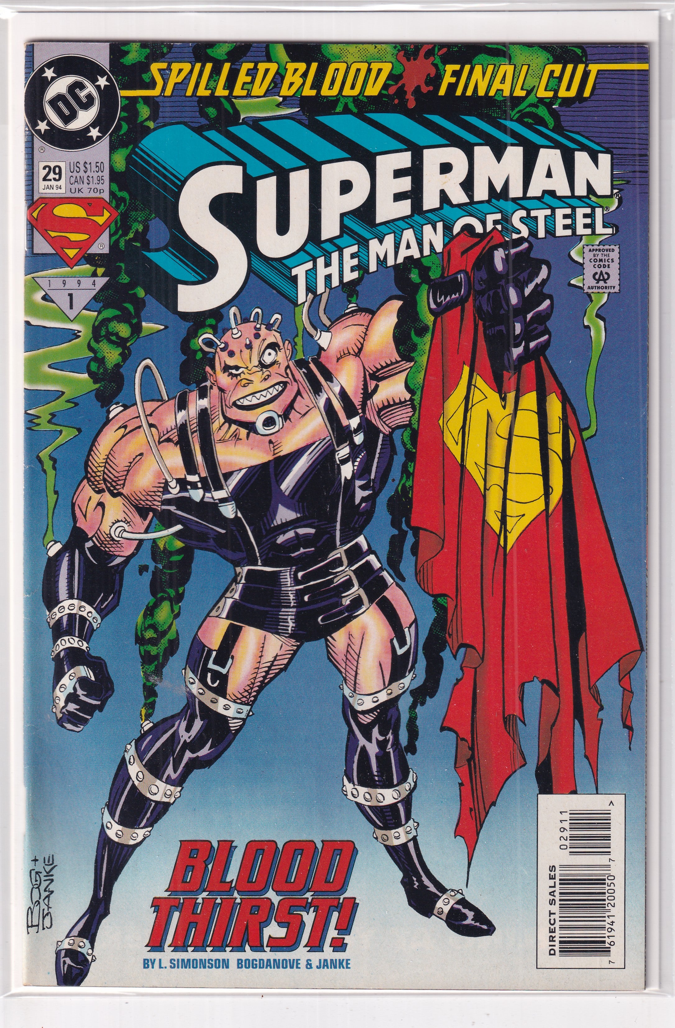 Superman The Man of Steel #29