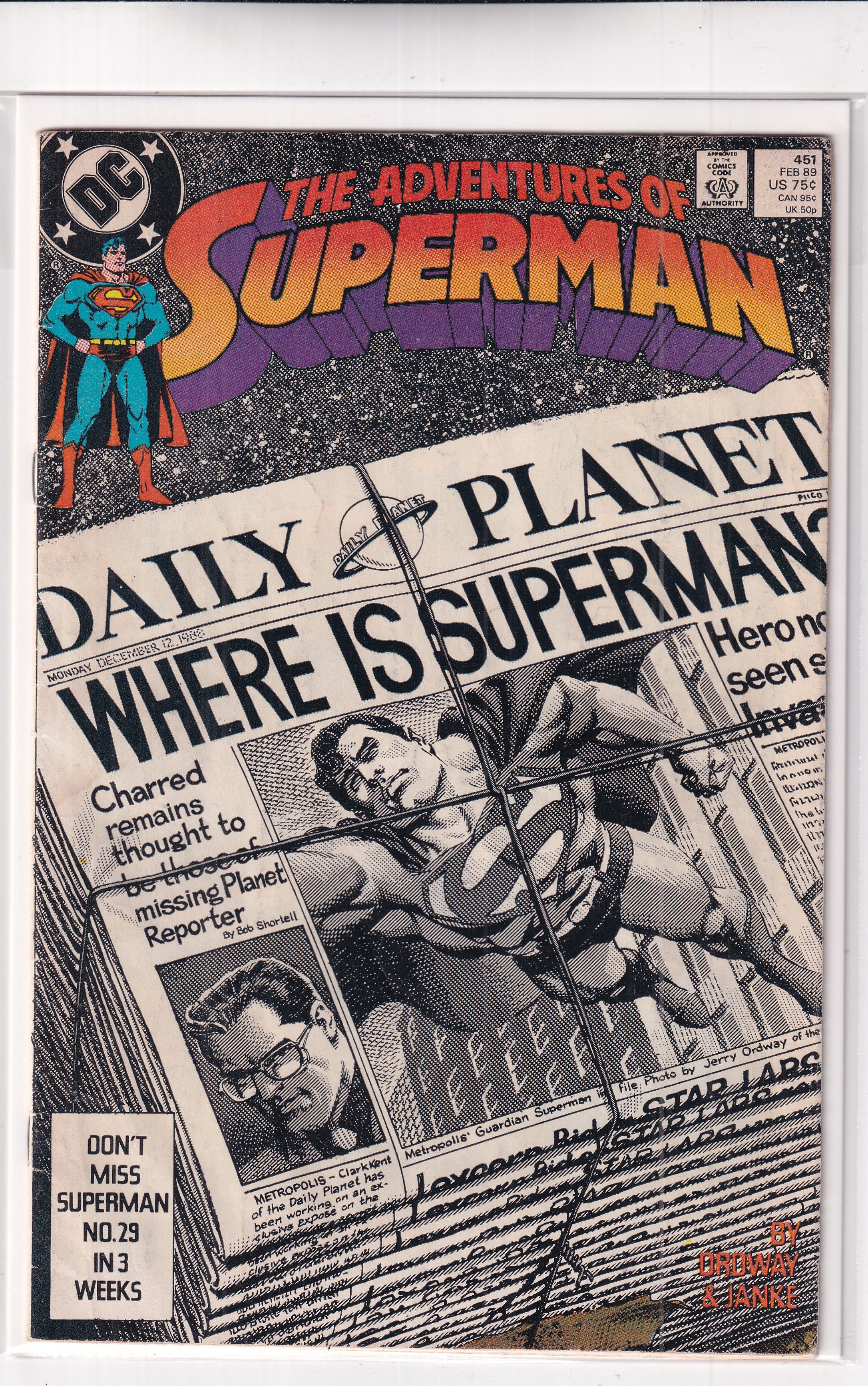 Adventures Of Superman #451