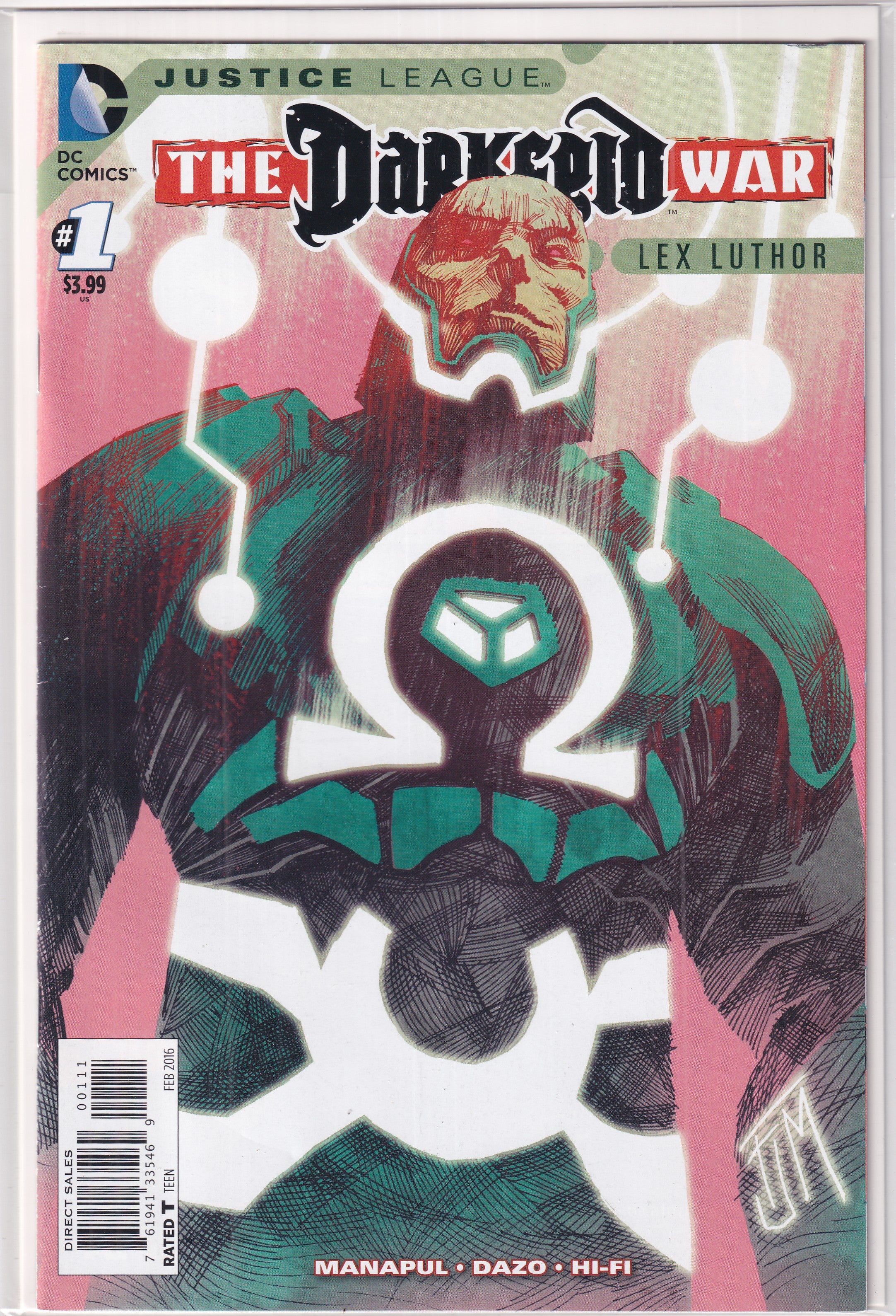 Justice League The Darkseid War Lex Luthor #1