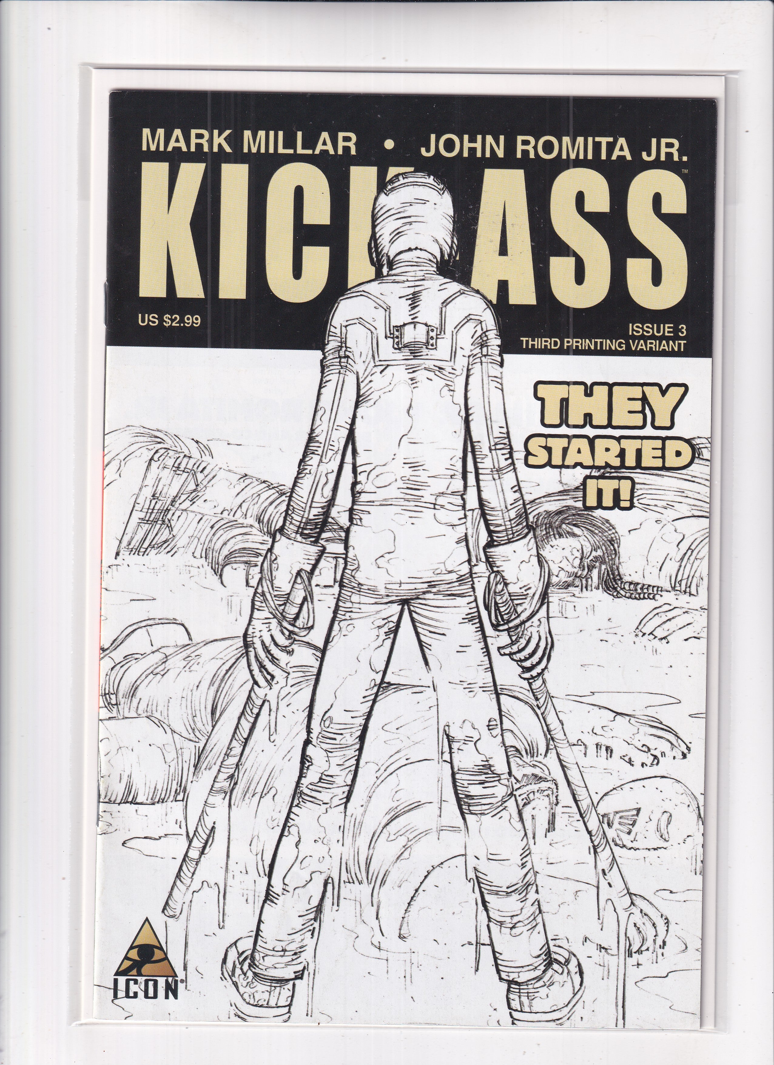 Kick-Ass #3 3rd print variant
