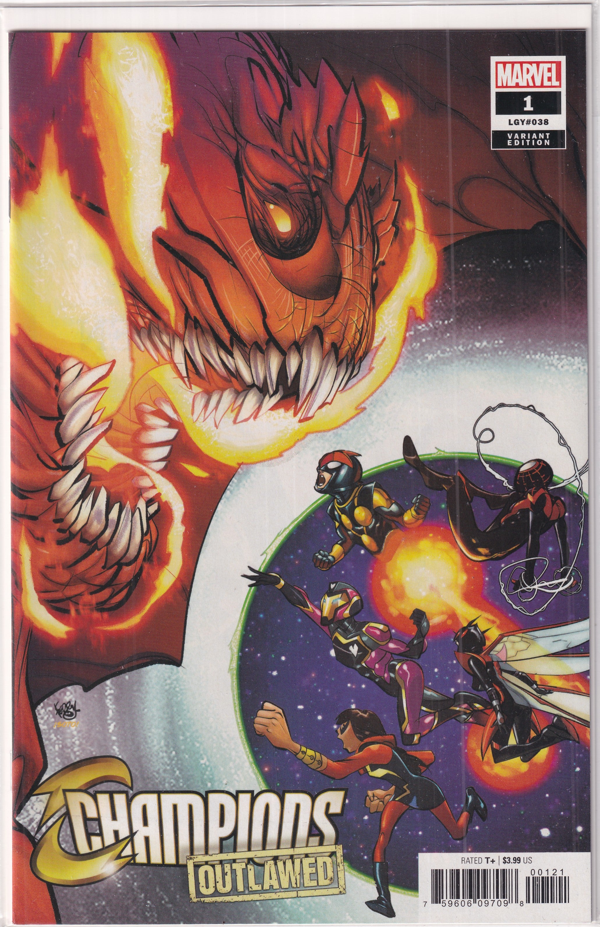 Outlawed #1 1:25 Variant