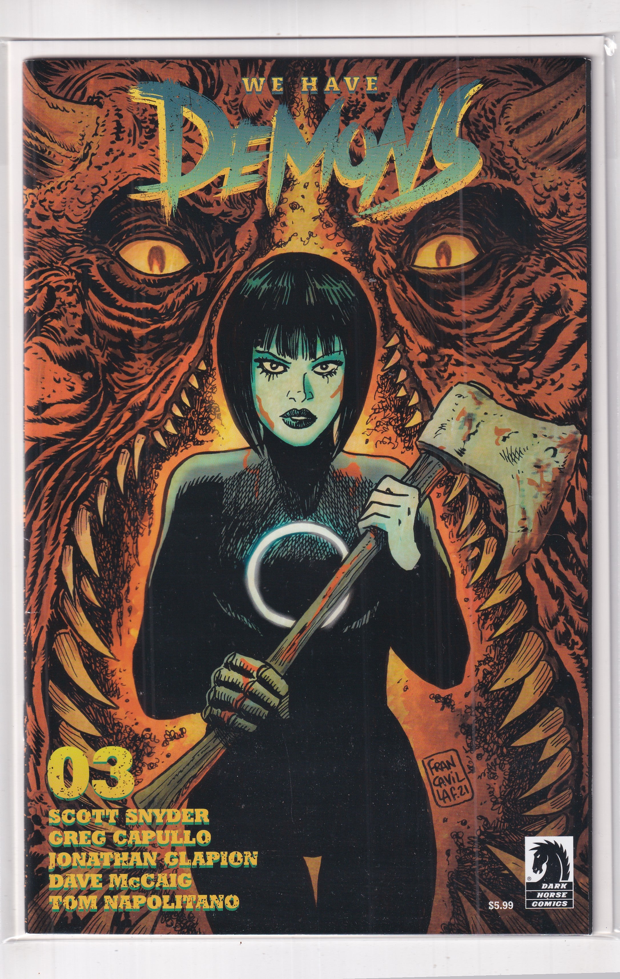 We Have Demons #3 Frankavila Variant