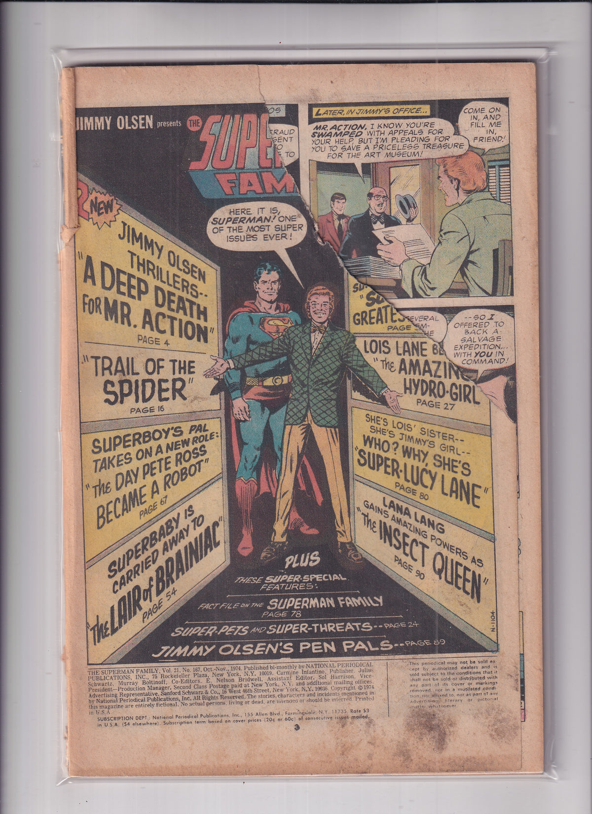 Superman Family #167 (Coverless)