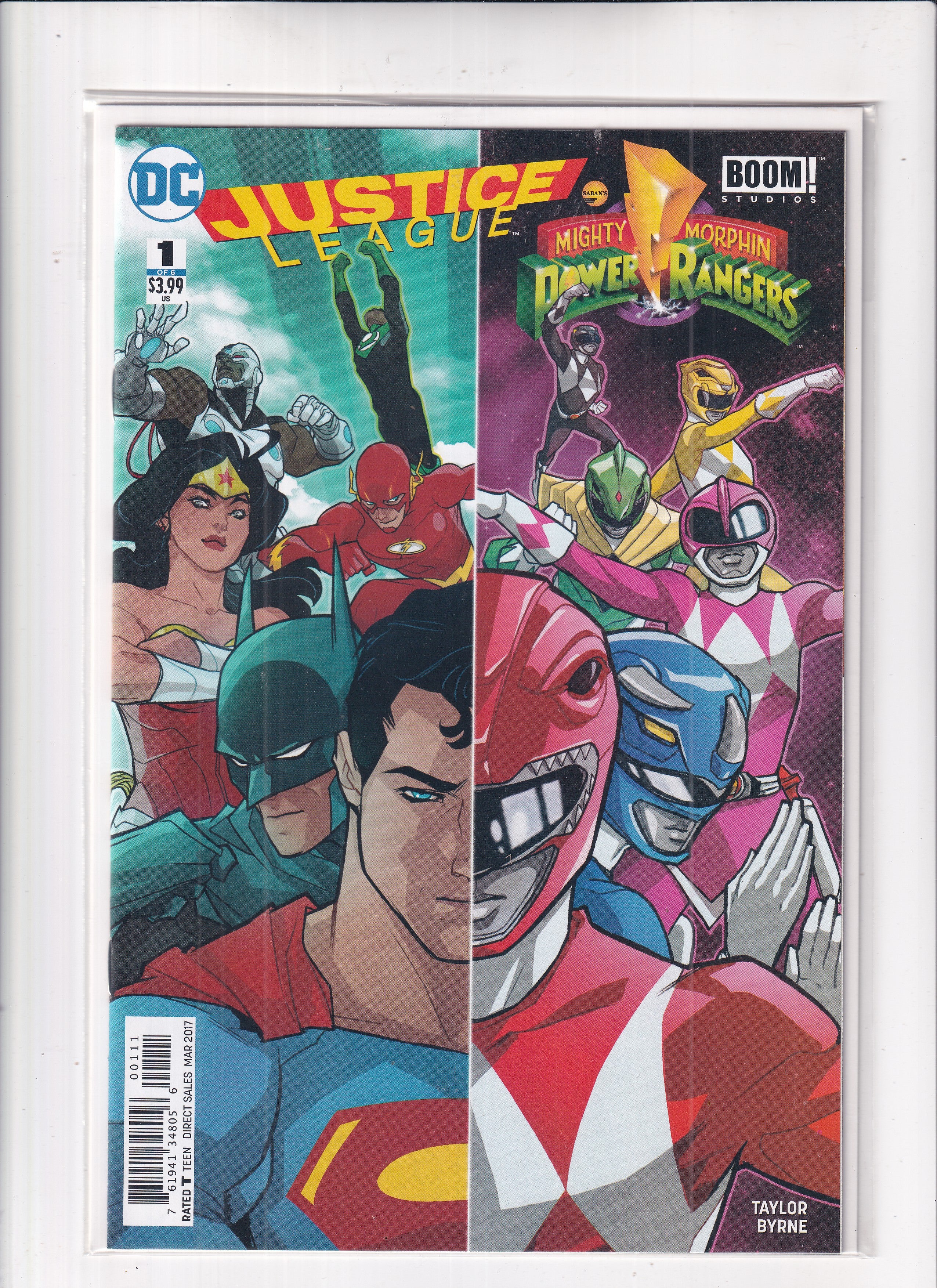 Justice League/Power Rangers #1