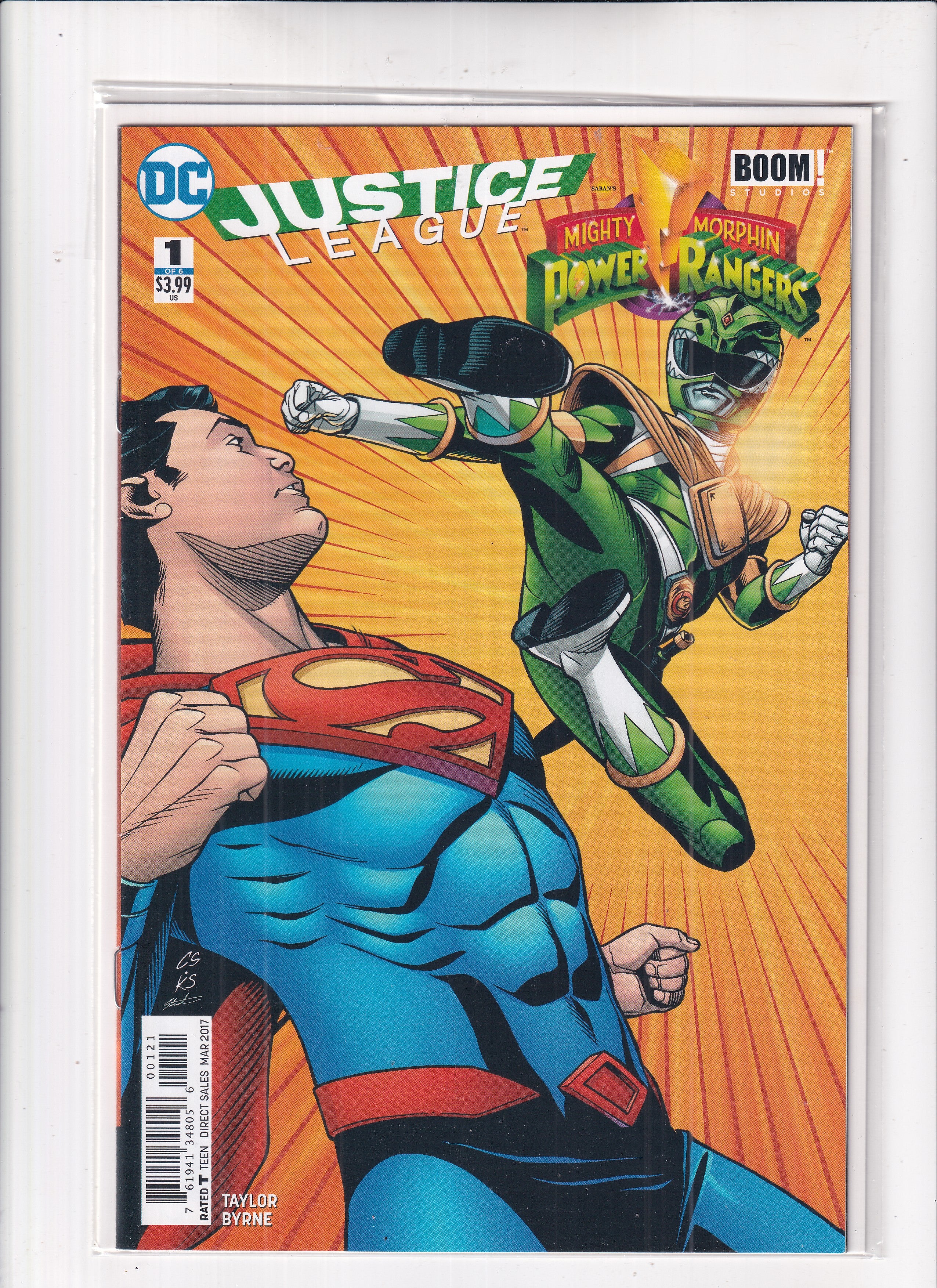 Justice League/Power Rangers #1 Variant