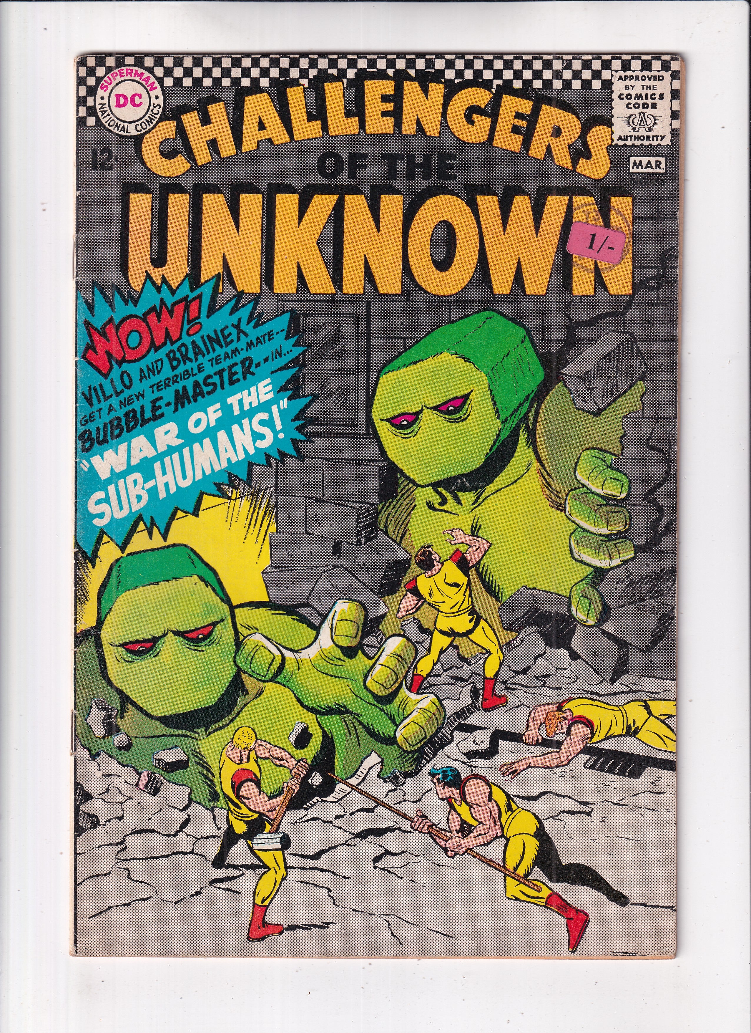 Challengers of the Unknown #54