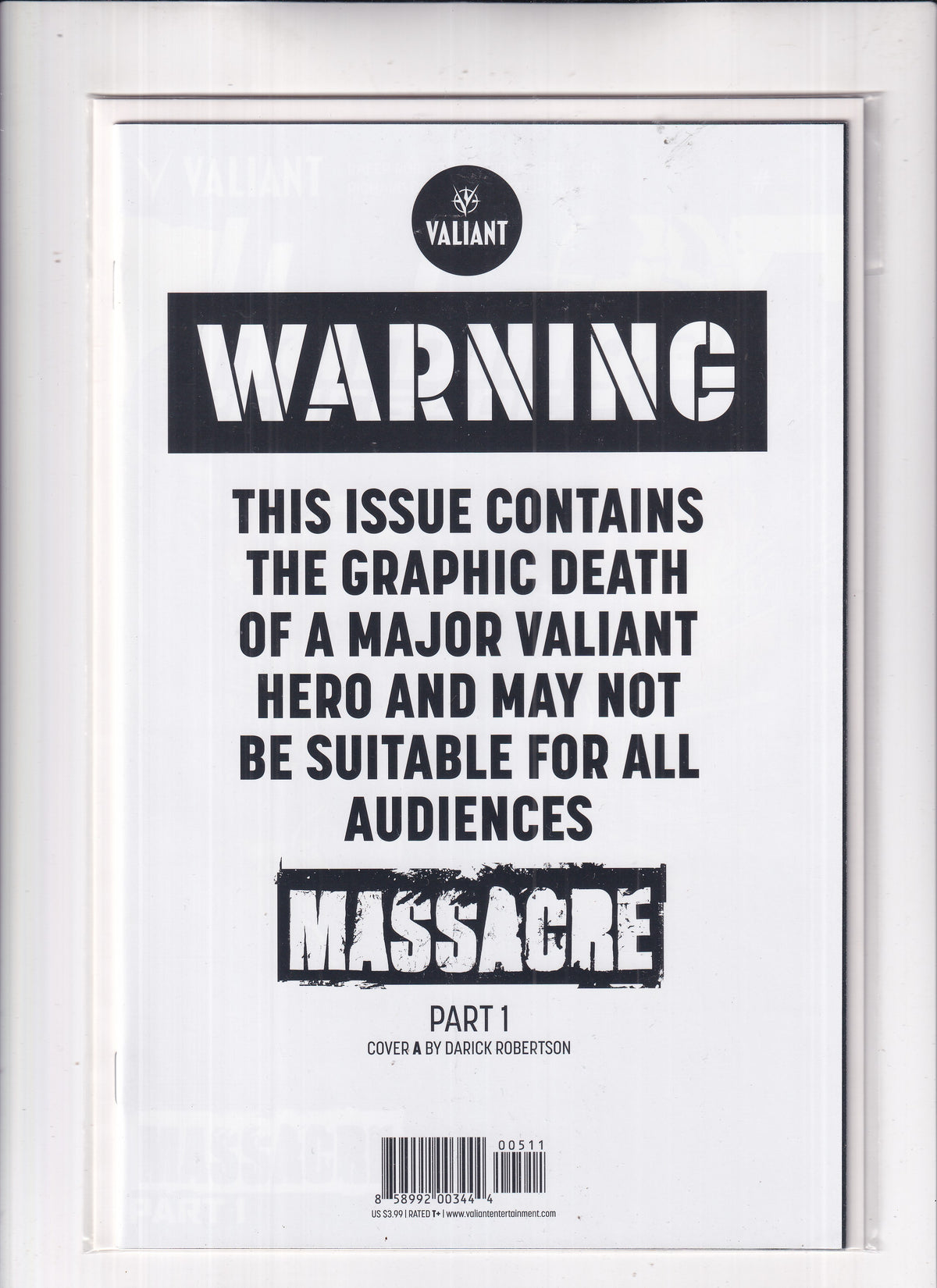 Harbinger Renegade #5 Massacre