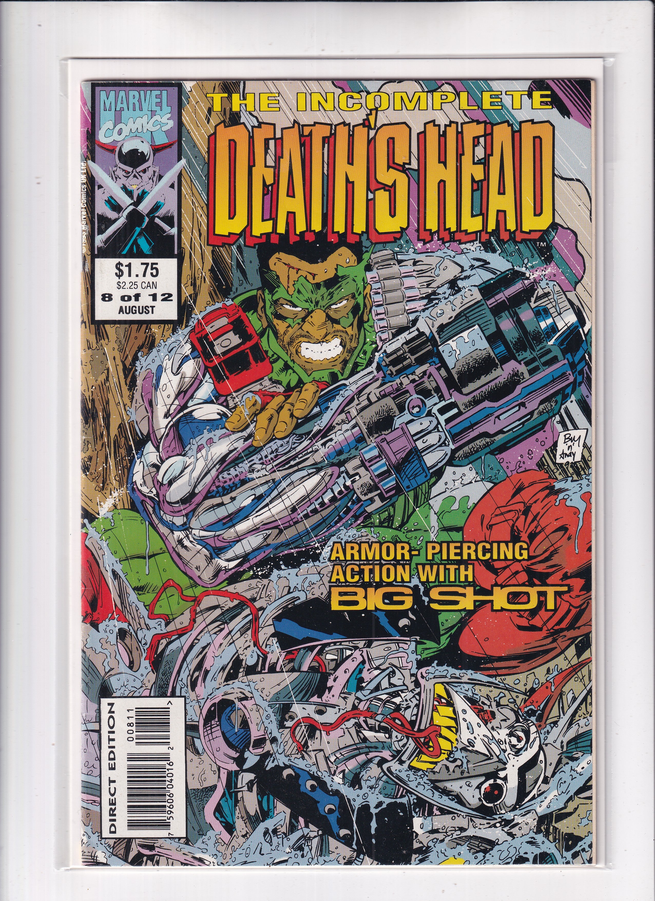 Incomplete Death's Head #8