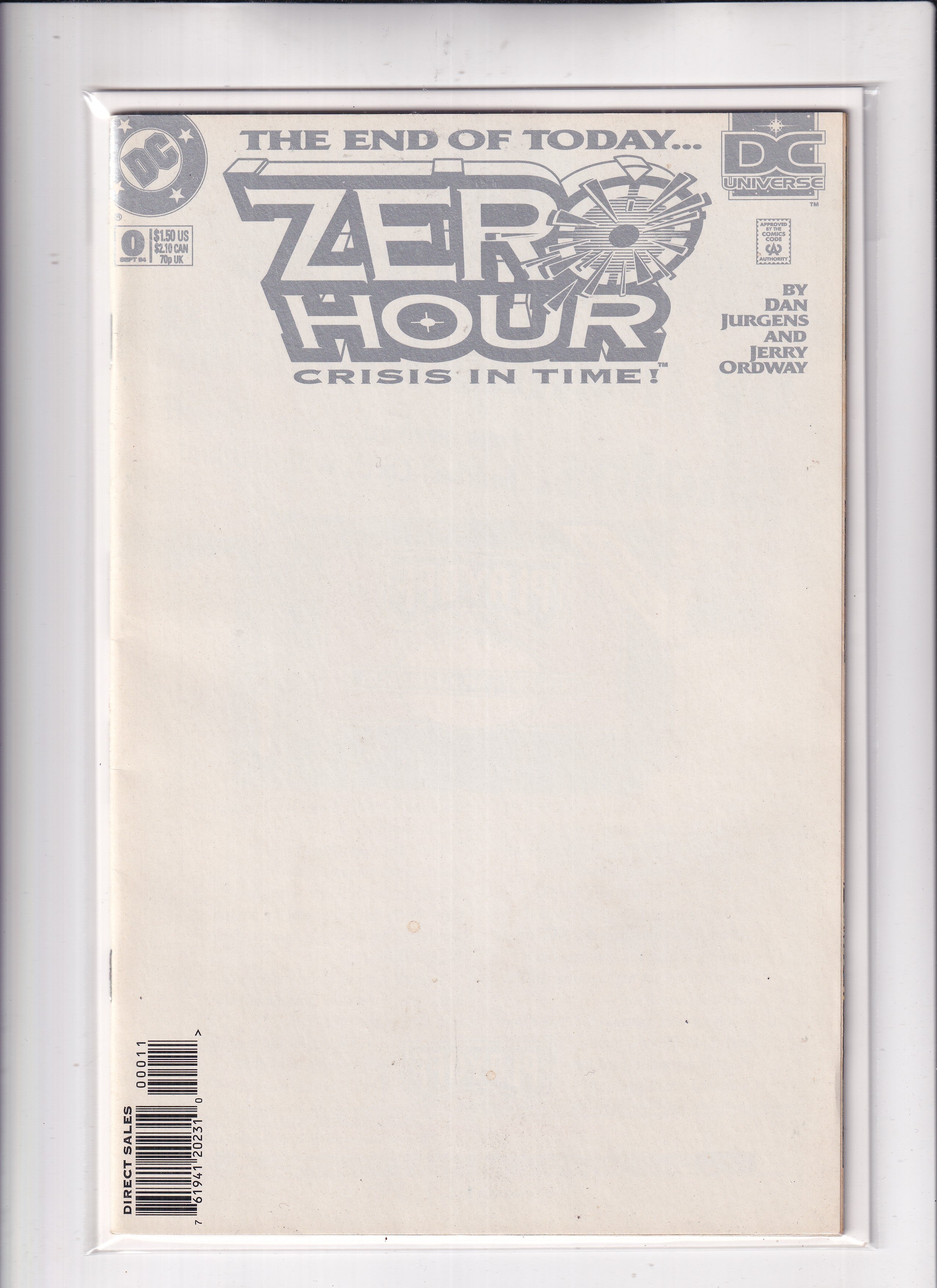 Zero Hour Crisis In Time #0