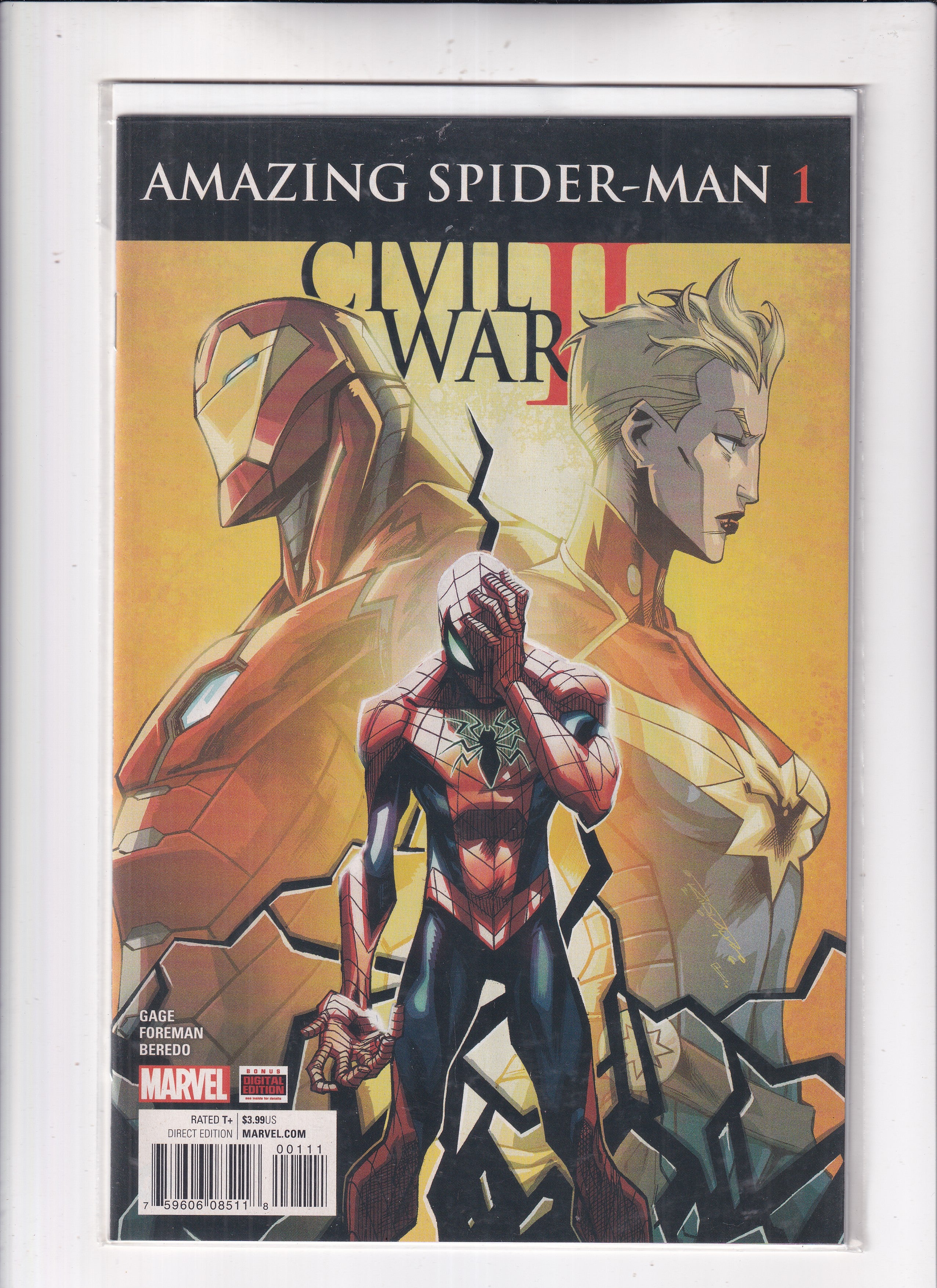 Civil War II Amazing Spider-Man #1