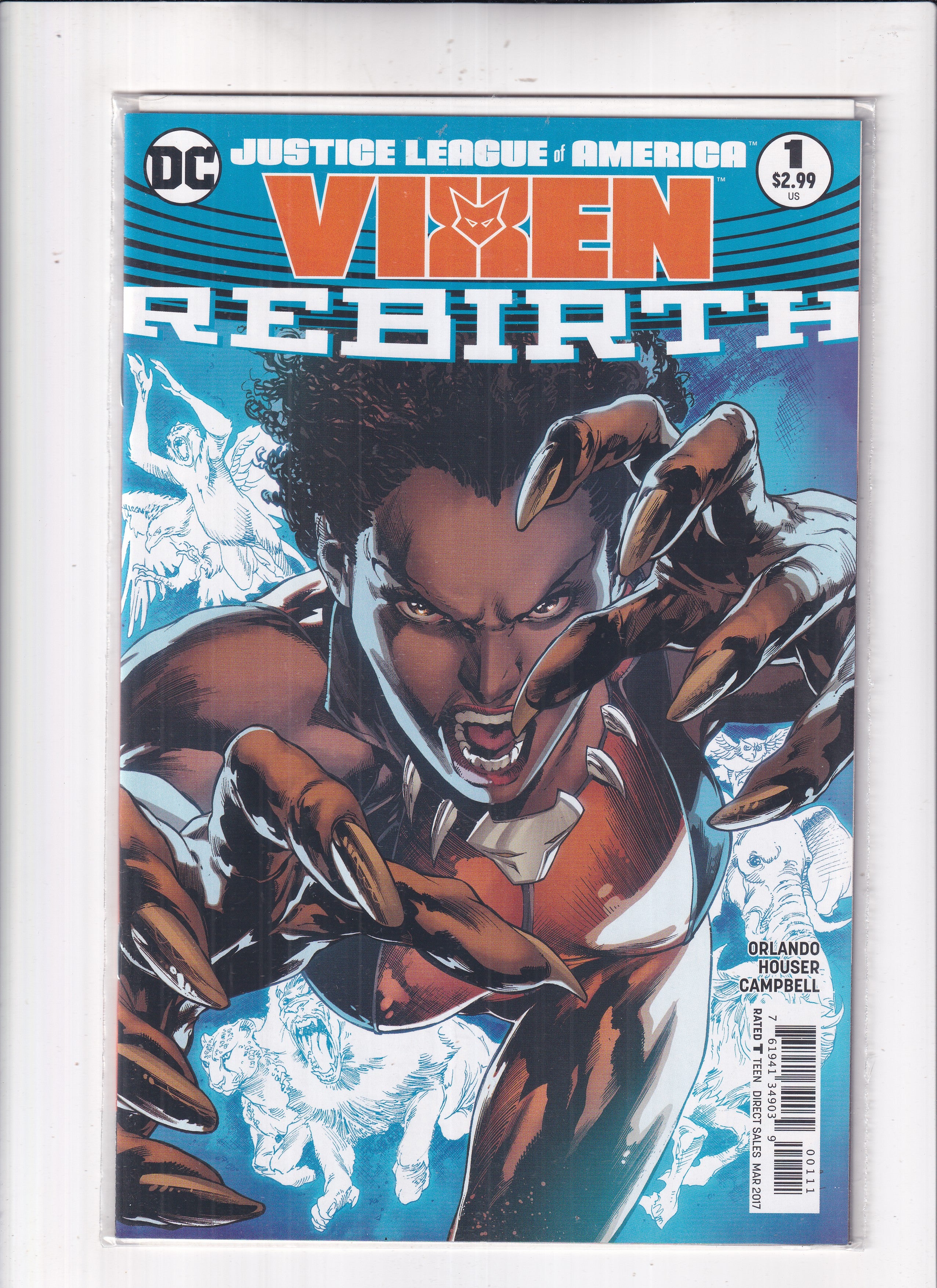 Justice League of America Vixen Rebirth #1