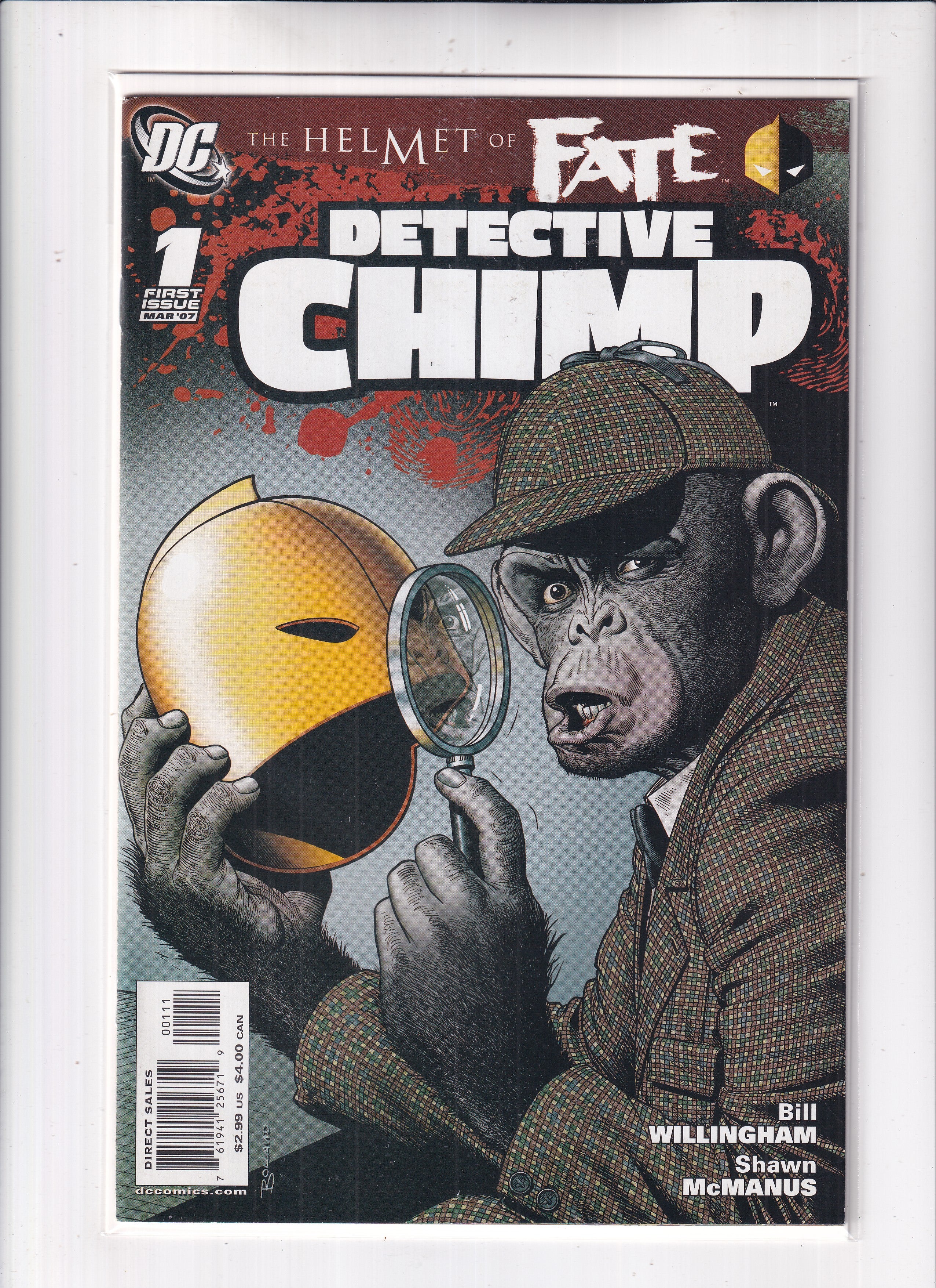 Helmet of Fate Detective Chimp #1