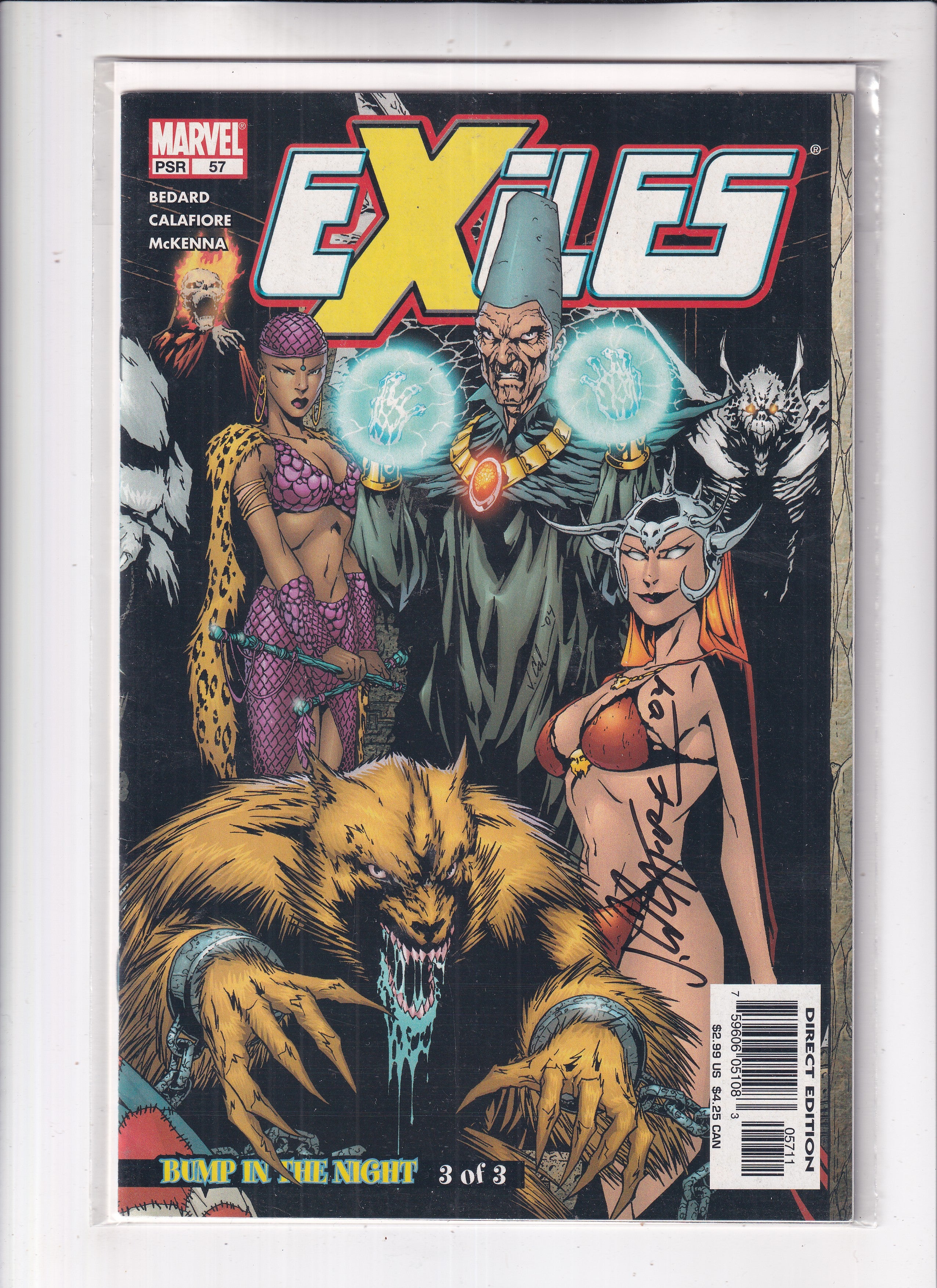 Exiles #57 Signed Jim Calafiore