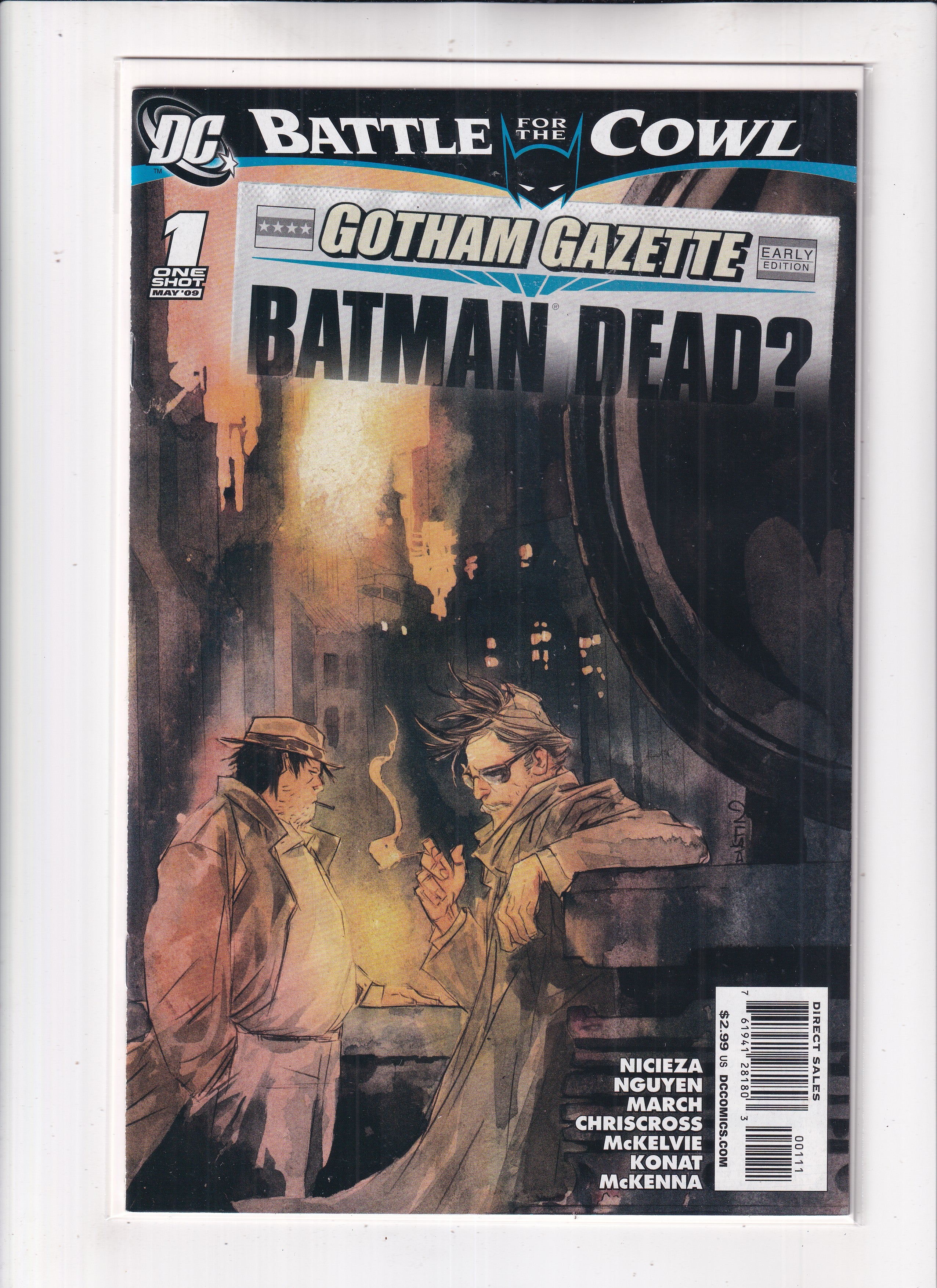 Gotham Gazette Batman Dead? One Shot