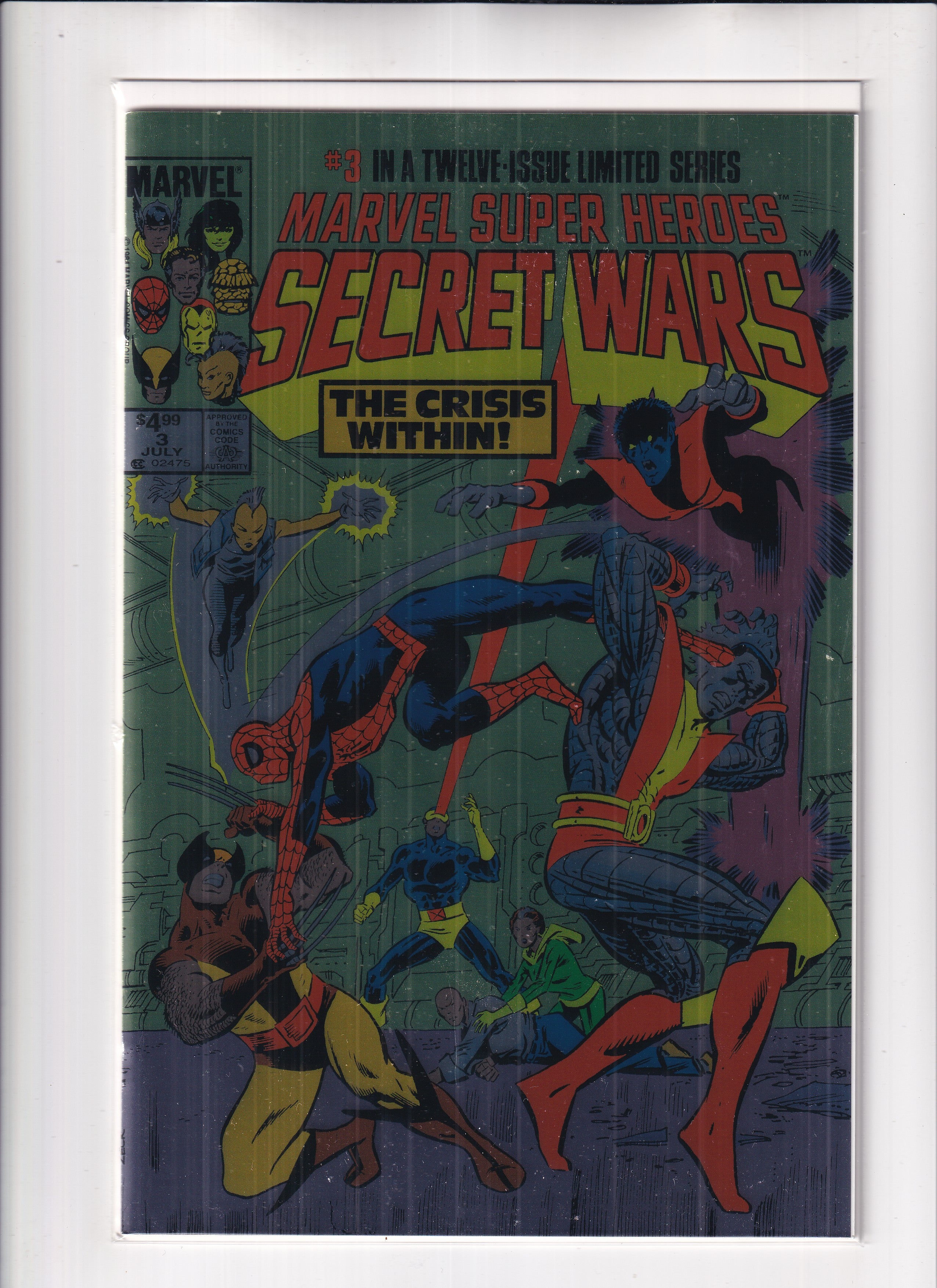 Marvel Super Heroes Secret Wars #3 Facsimile Foil