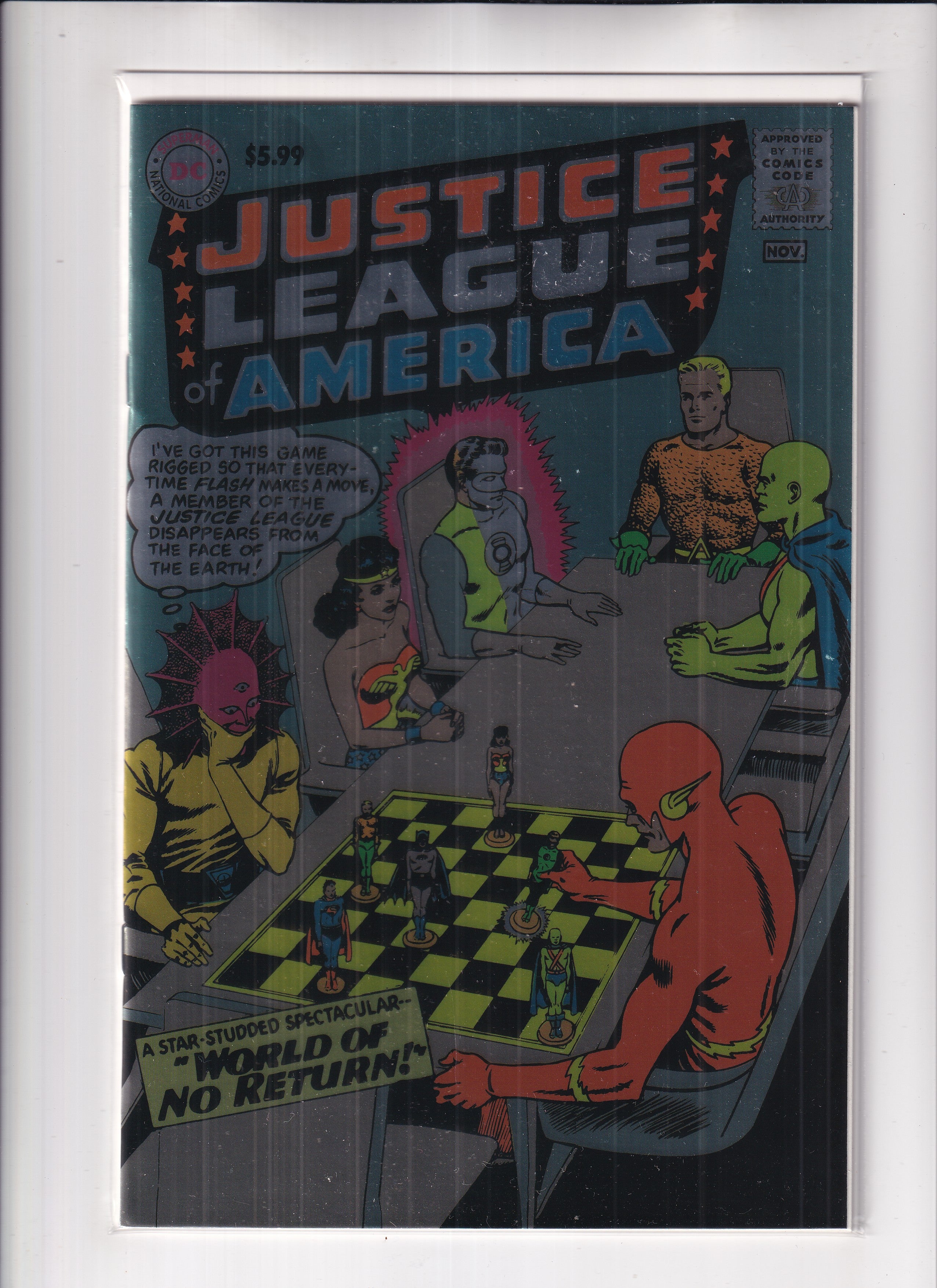 Justice League Of America #1 Facsimile Foil