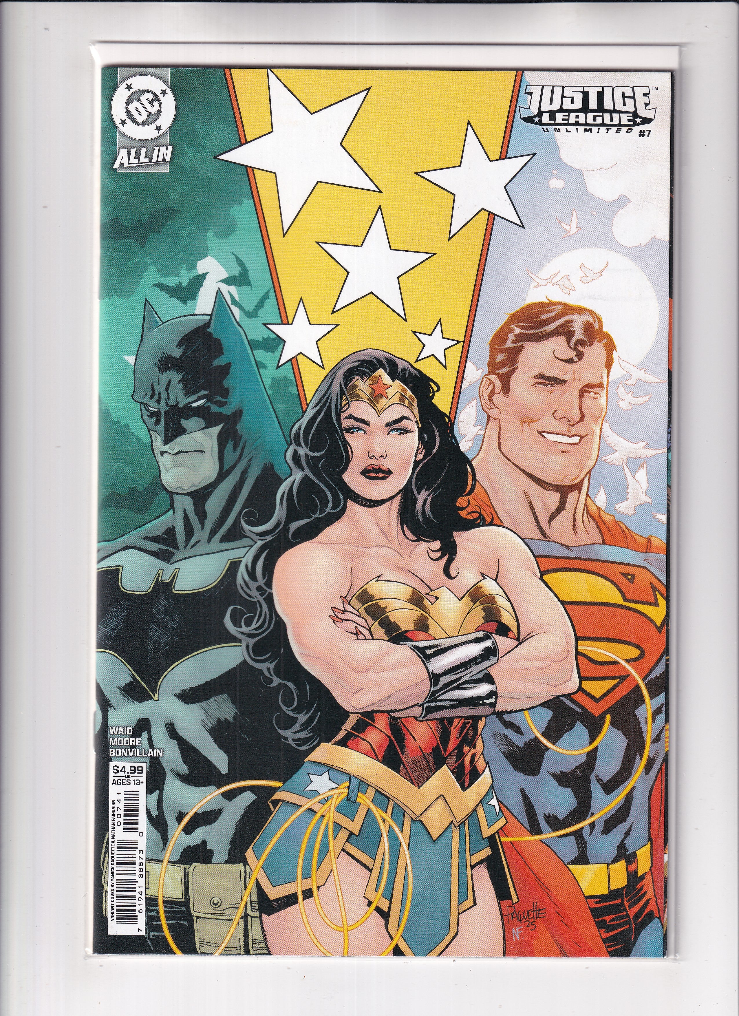 Justice League Unlimited #7 Paquette Variant