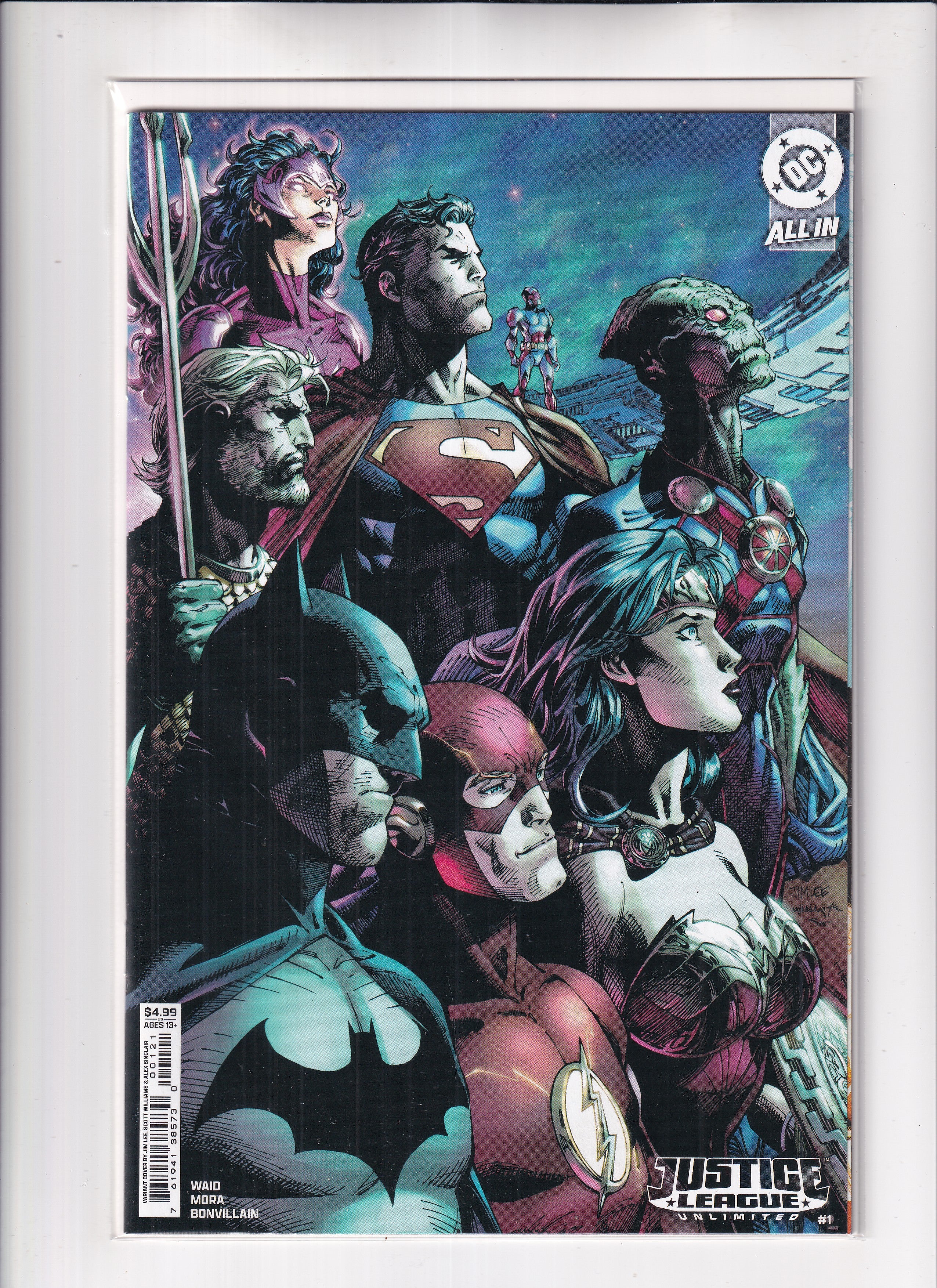 Justice League Unlimited #1 Lee Variant