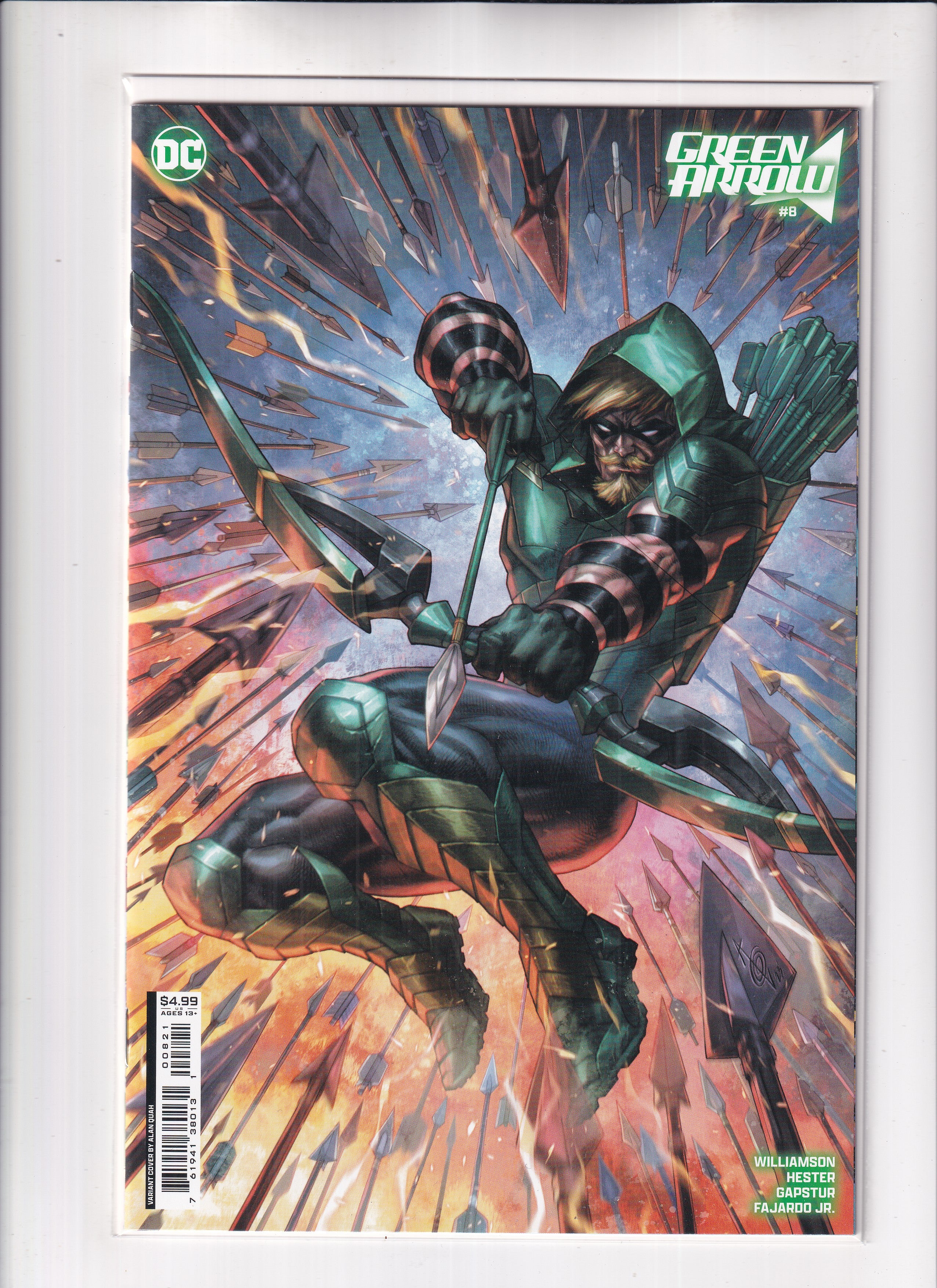 Green Arrow #8 Quah Variant