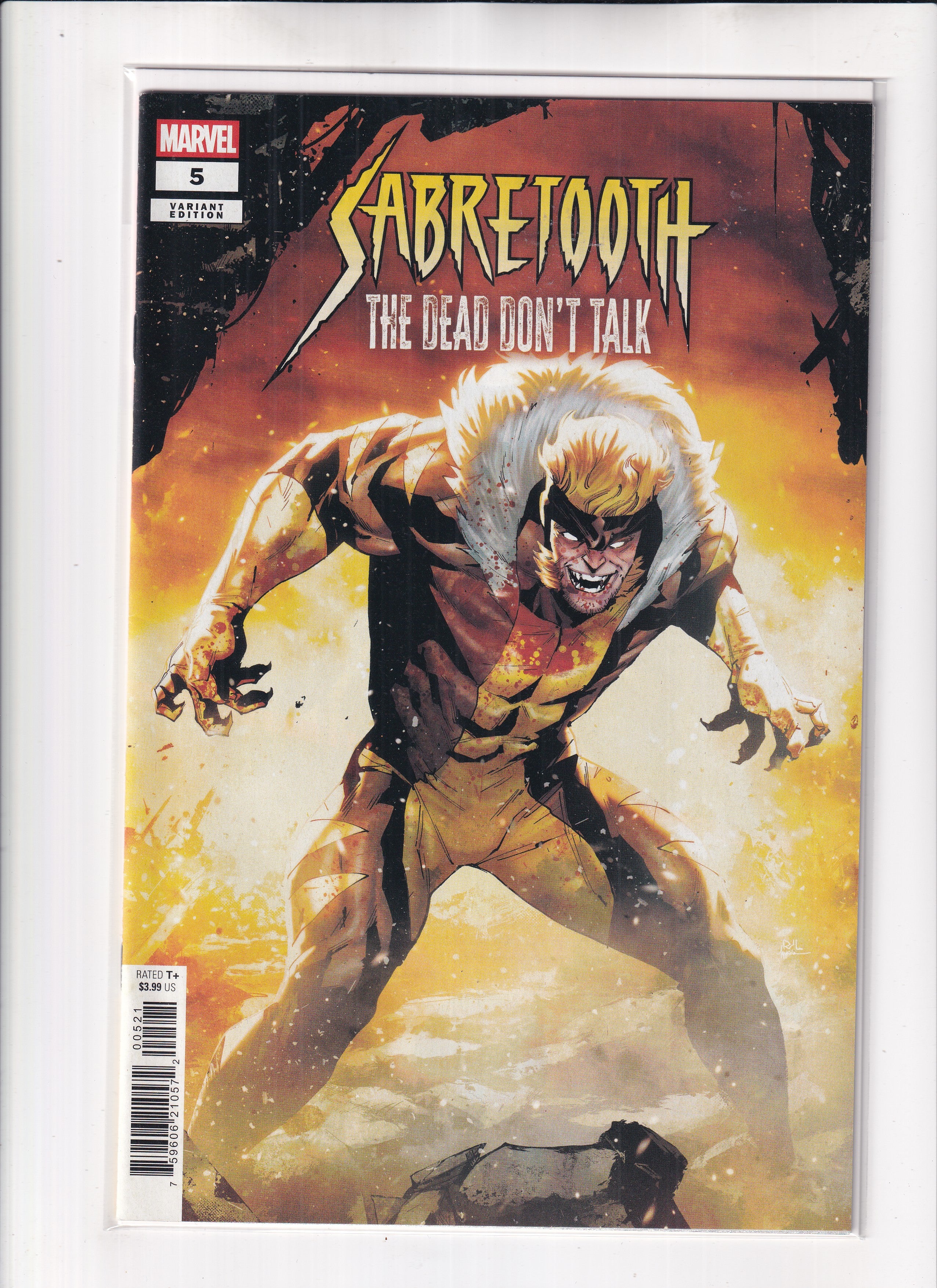 Sabretooth The Dead Don't Talk #5 Variant