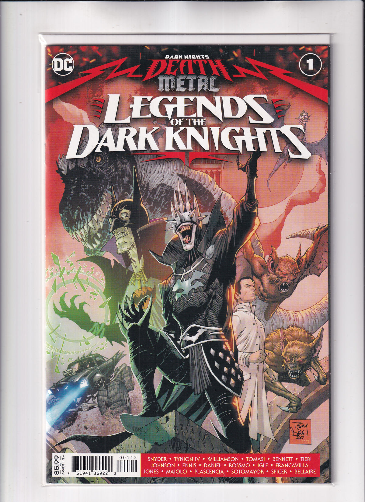 Dark Nights Death Metal Legends of the Dark Knights #1 2nd Print