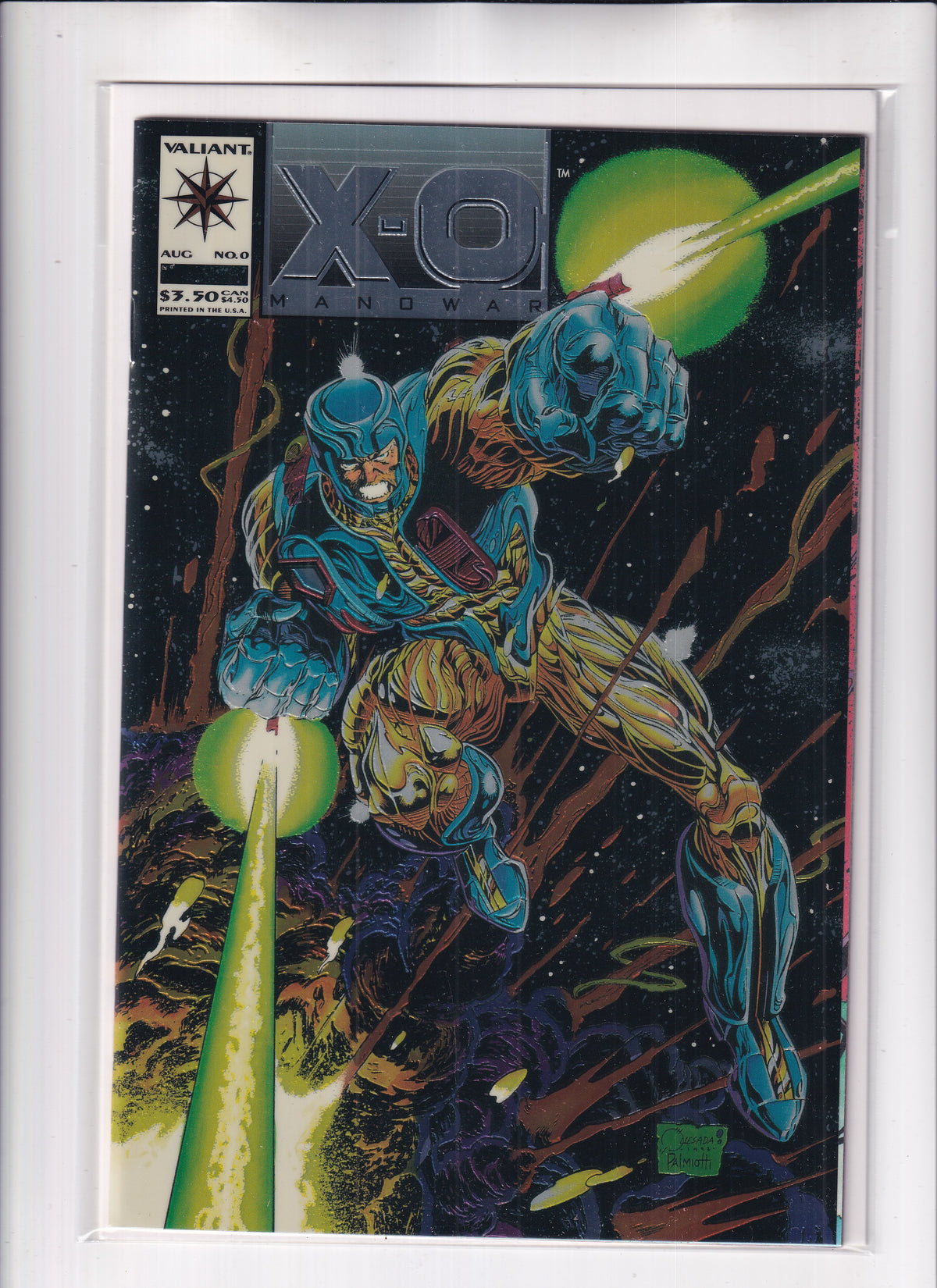 X-O MANOWAR #0 Foil - Slab City Comics